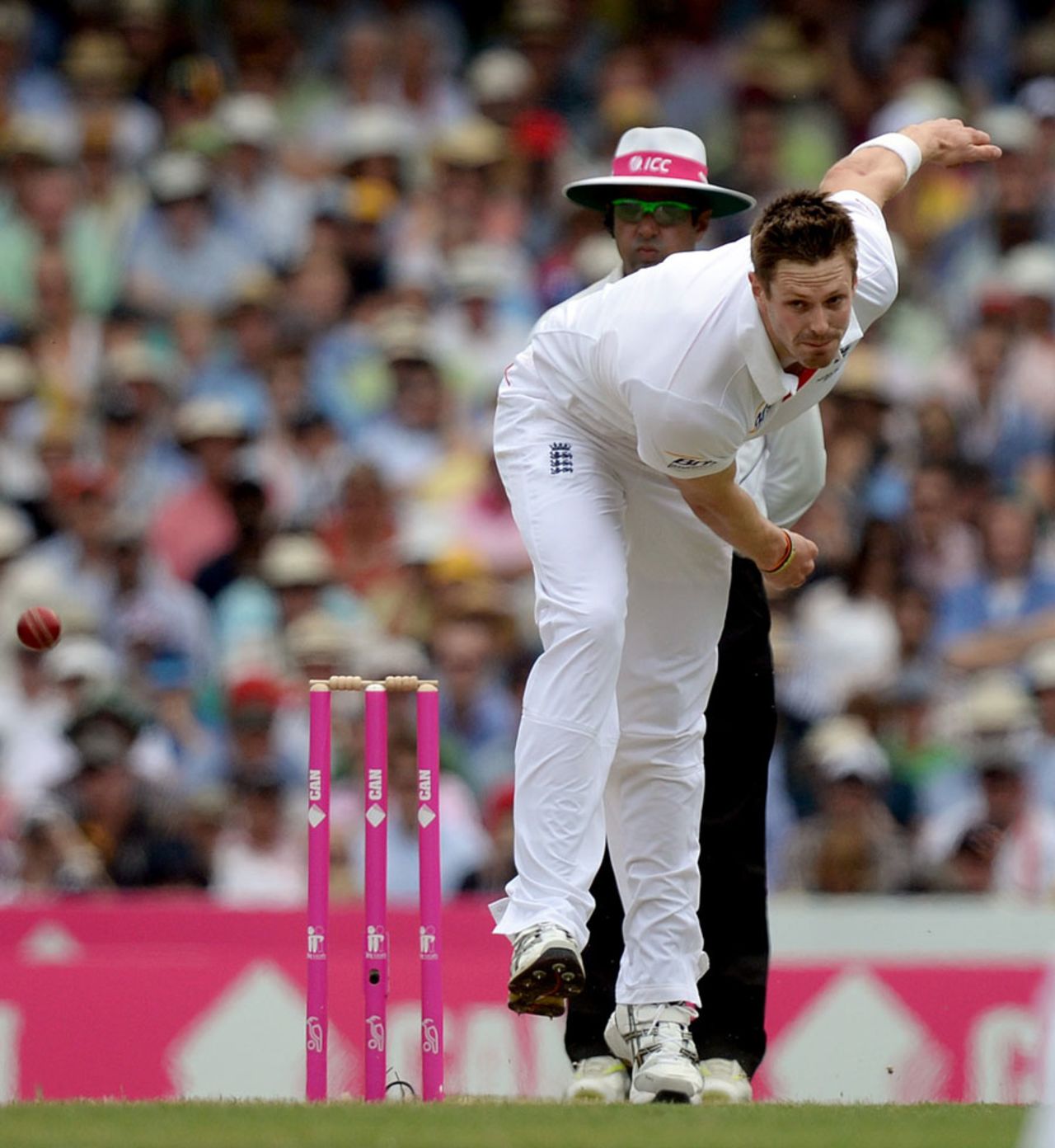 Boyd Rankin was given his first go in Test cricket, Australia v England, 5th Test, Sydney, 1st day, January 3, 2014