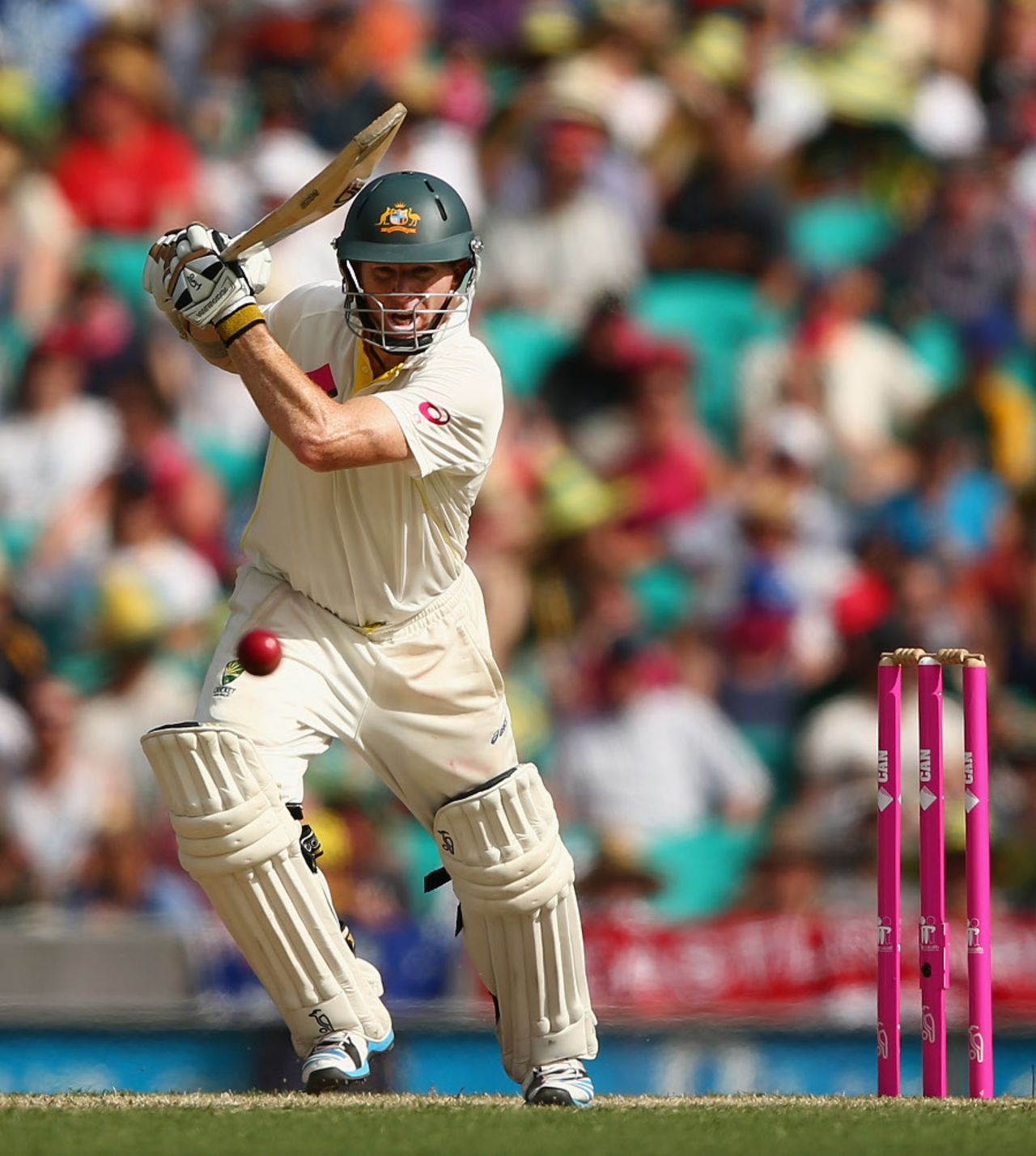 Chris Rogers scored a good rate to advance Australia's lead, Australia v England, 5th Test, Sydney, 2nd day, January 4, 2014