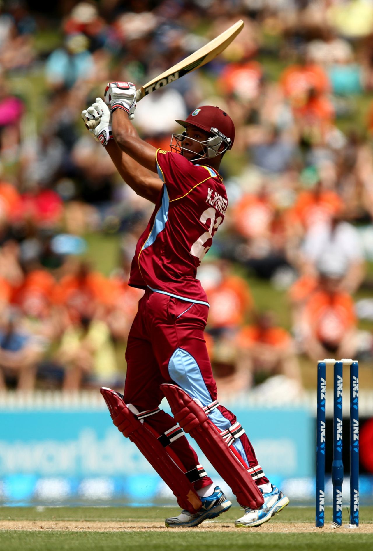 Kieran Powell raced out of the blocks, New Zealand v West Indies, 5th ODI, Hamilton, January 8, 2013