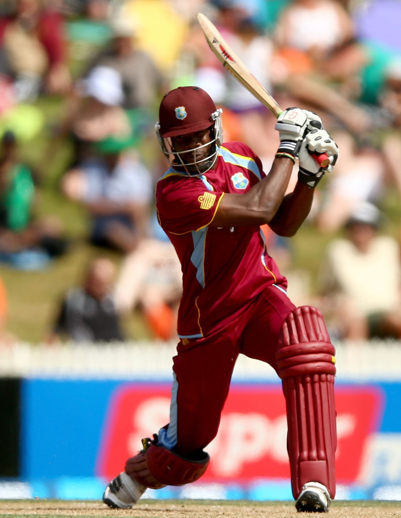 Kirk Edwards ensured West Indies built on their rapid start, New Zealand v West Indies, 5th ODI, Hamilton, January 8, 2013