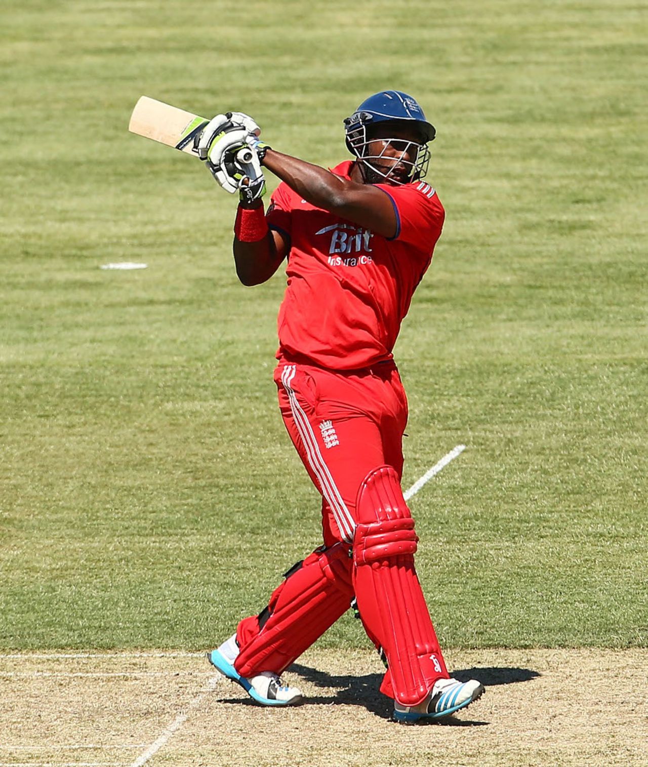 Michael Carberry played positively for his 47, Prime Minister's XI v England XI, Tour match, Canberra, January 14, 2014