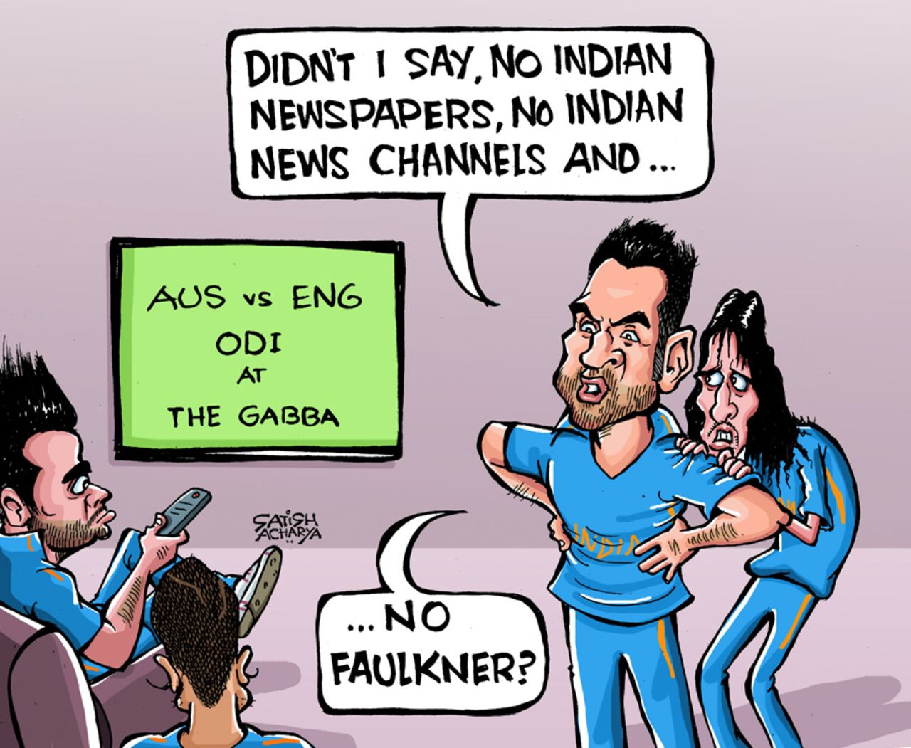 Cartoon: No Faulkner