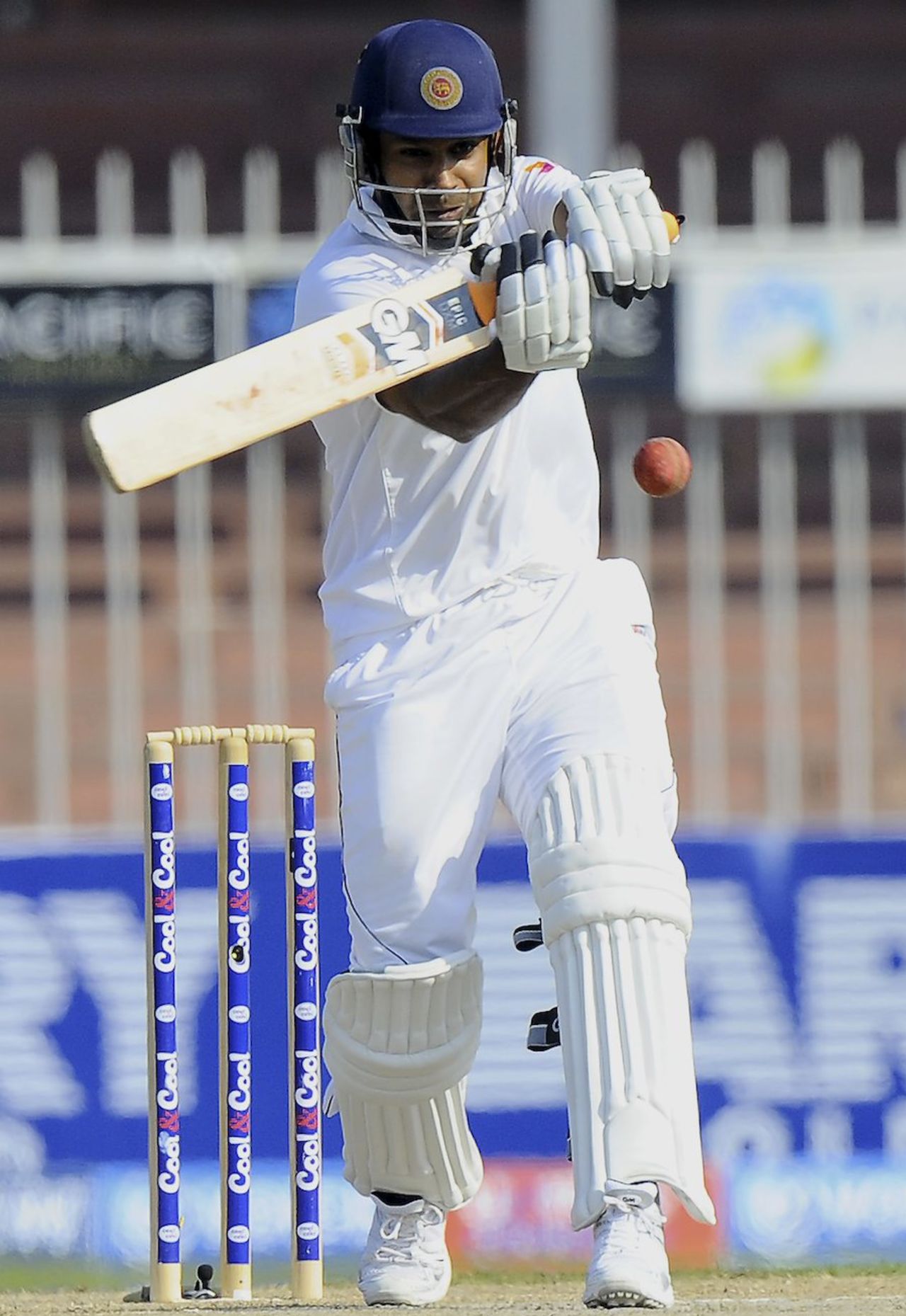Prasanna Jayawardene lines up to pull, Pakistan v Sri Lanka, 3rd Test, Sharjah, 5th day, January 20, 2014