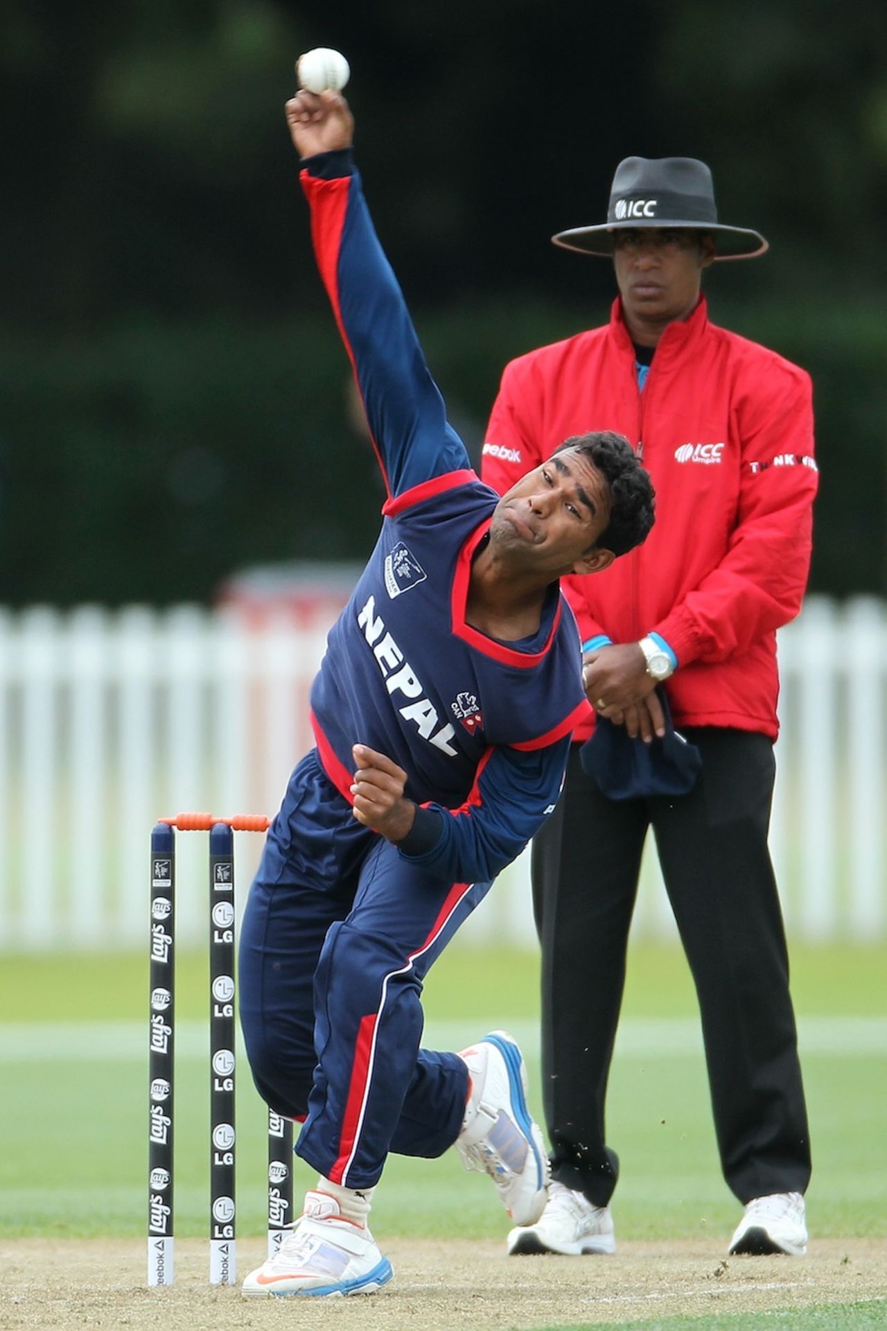 Jitendra Mukhiya bowled five overs and conceded 47 runs, Canada v Nepal, ICC World Cup Qualifier, Group A, Christchurch, January 21, 2014