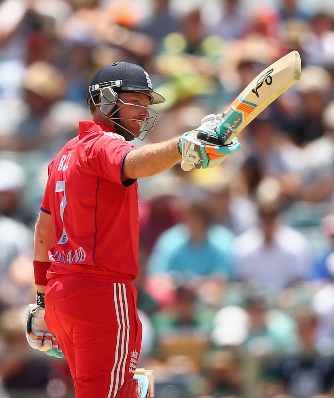 Ian Bell made his second fifty in three innings, Australia v England, 4th ODI, Perth, January 24, 2014