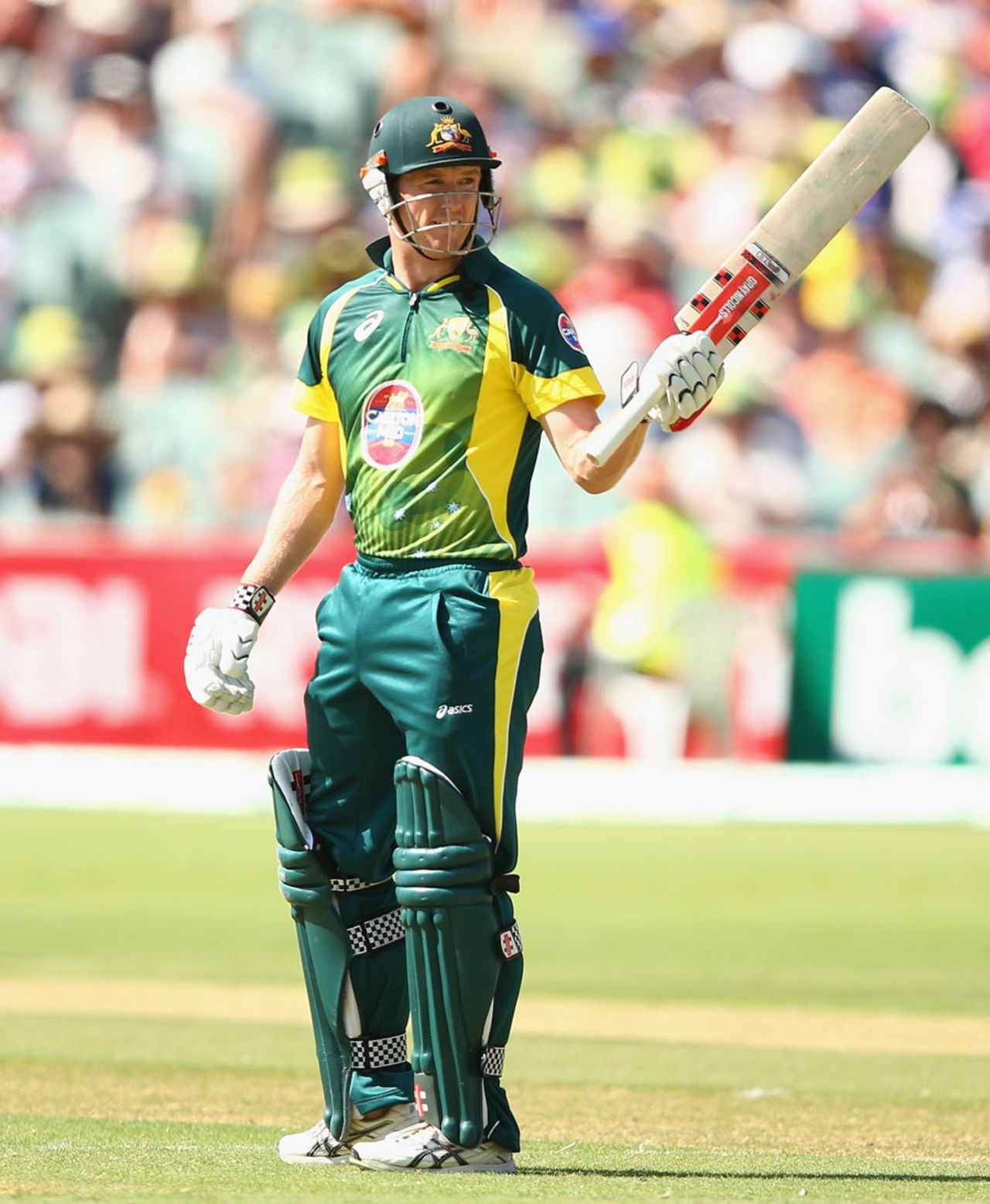 George Bailey made his first fifty in five matches, Australia v England, 5th ODI, Adelaide, January 26, 2014