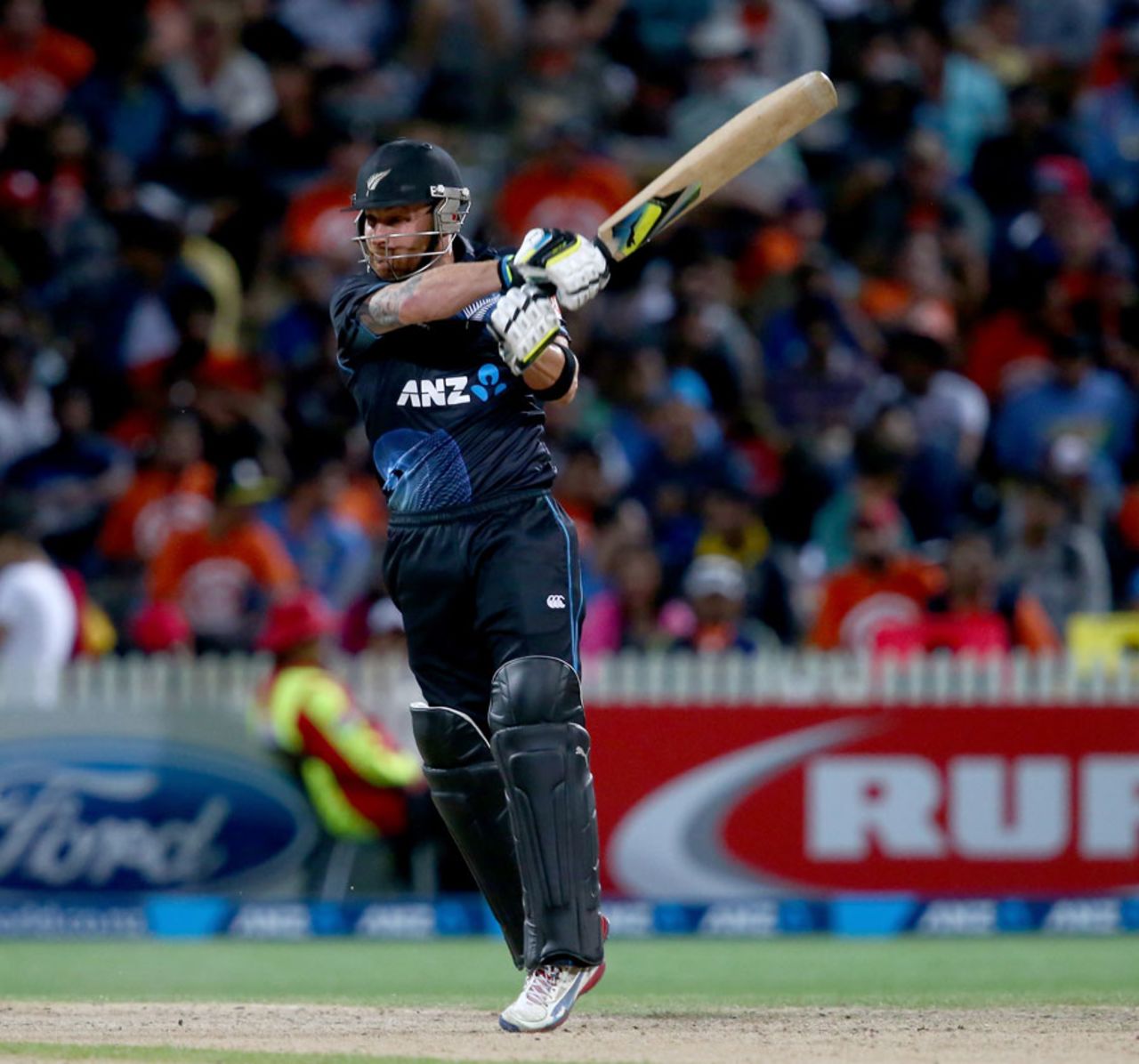 Brendon McCullum slammed 49 off just 36 balls, New Zealand v India, 4th ODI, Hamilton, January 28, 2014
