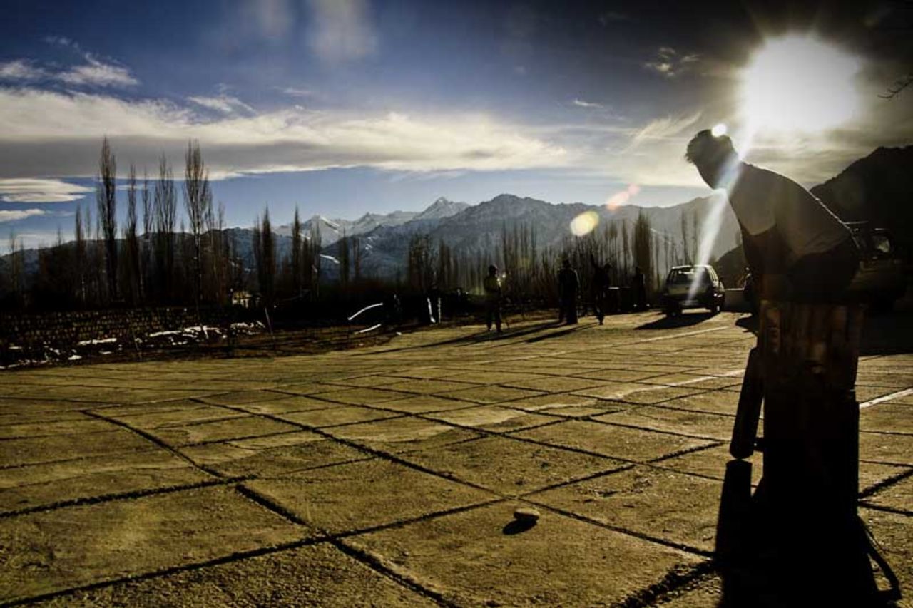 <b>Shwetank Upadhyay:</b> The hills of Leh in the background and the sun in our eyes made this one of the most enchanting settings for cricket. For the record, the team batting first scored a modest score 13 in 6 overs, and then went on to successfully defend it as well.