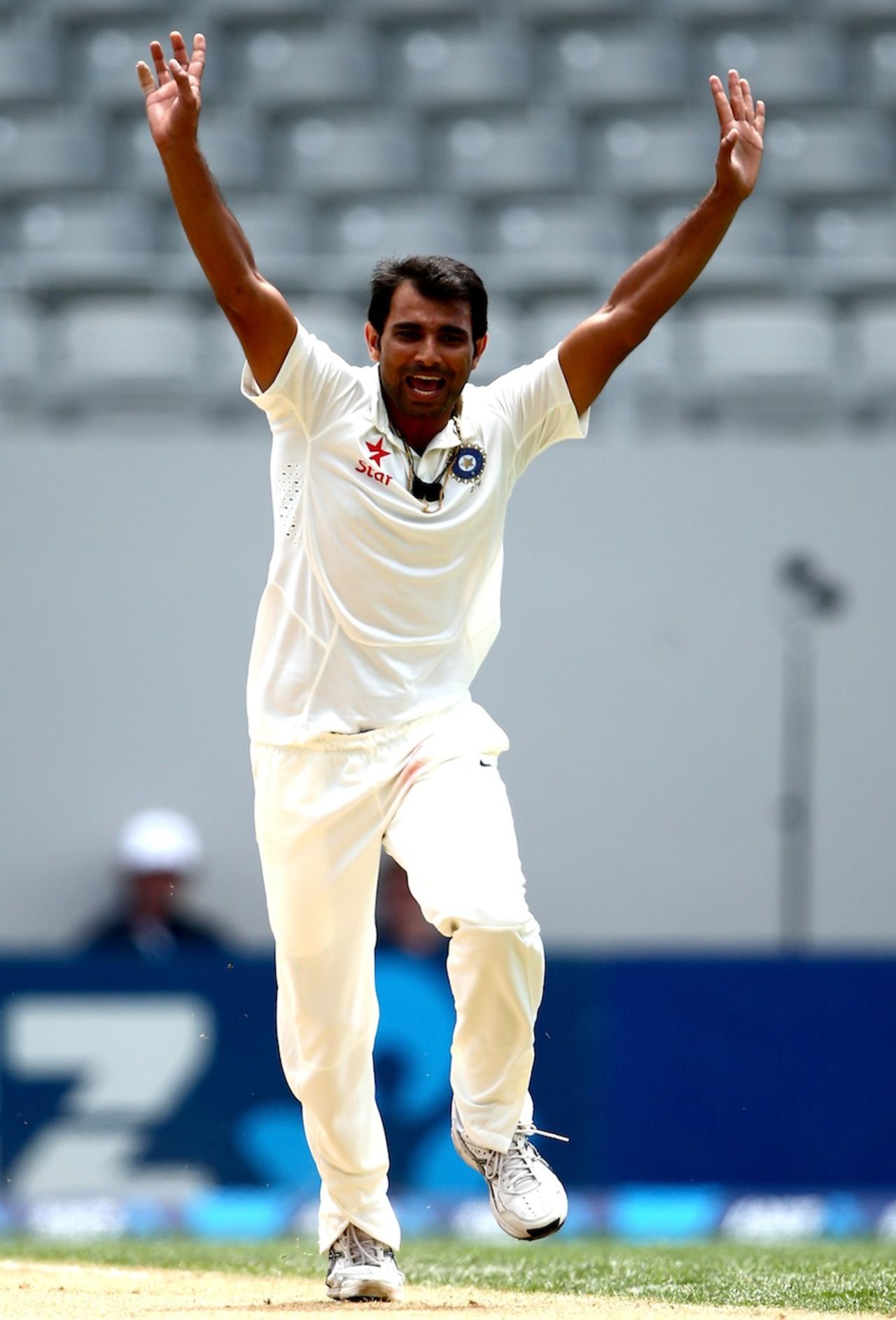 Mohammed Shami dismissed New Zealand's openers, New Zealand v India, 1st Test, Auckland, 3rd day, February 8, 2014