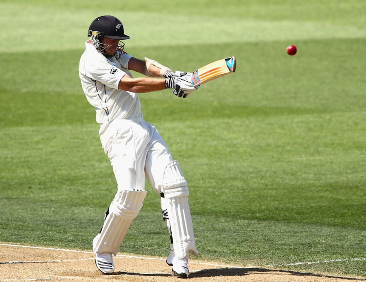 Tim Southee was dismissed for 14, New Zealand v India, 1st Test, Auckland, 3rd day, February 8, 2014