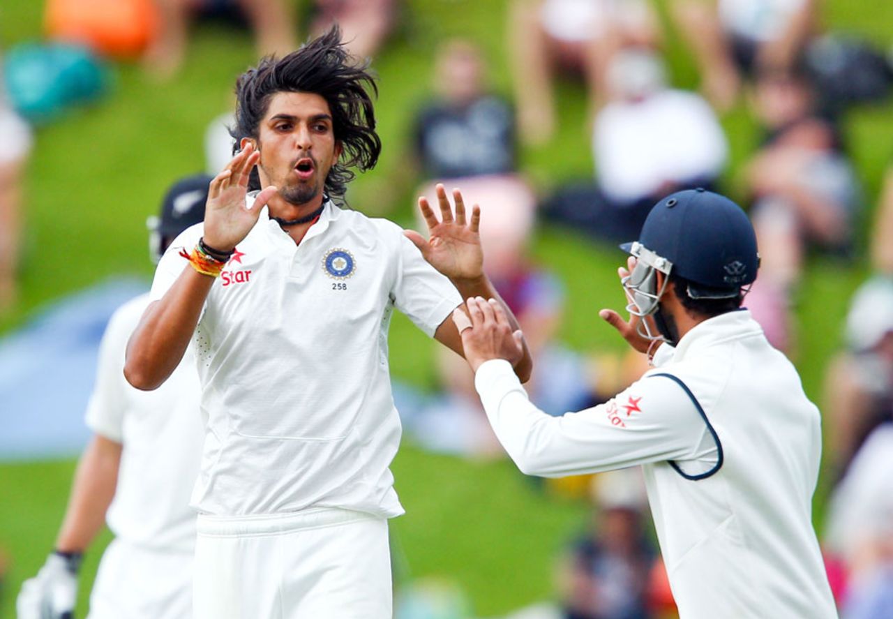 Ishant Sharma was on fire in the morning session, New Zealand v India, 2nd Test, Wellington, February 14, 2014