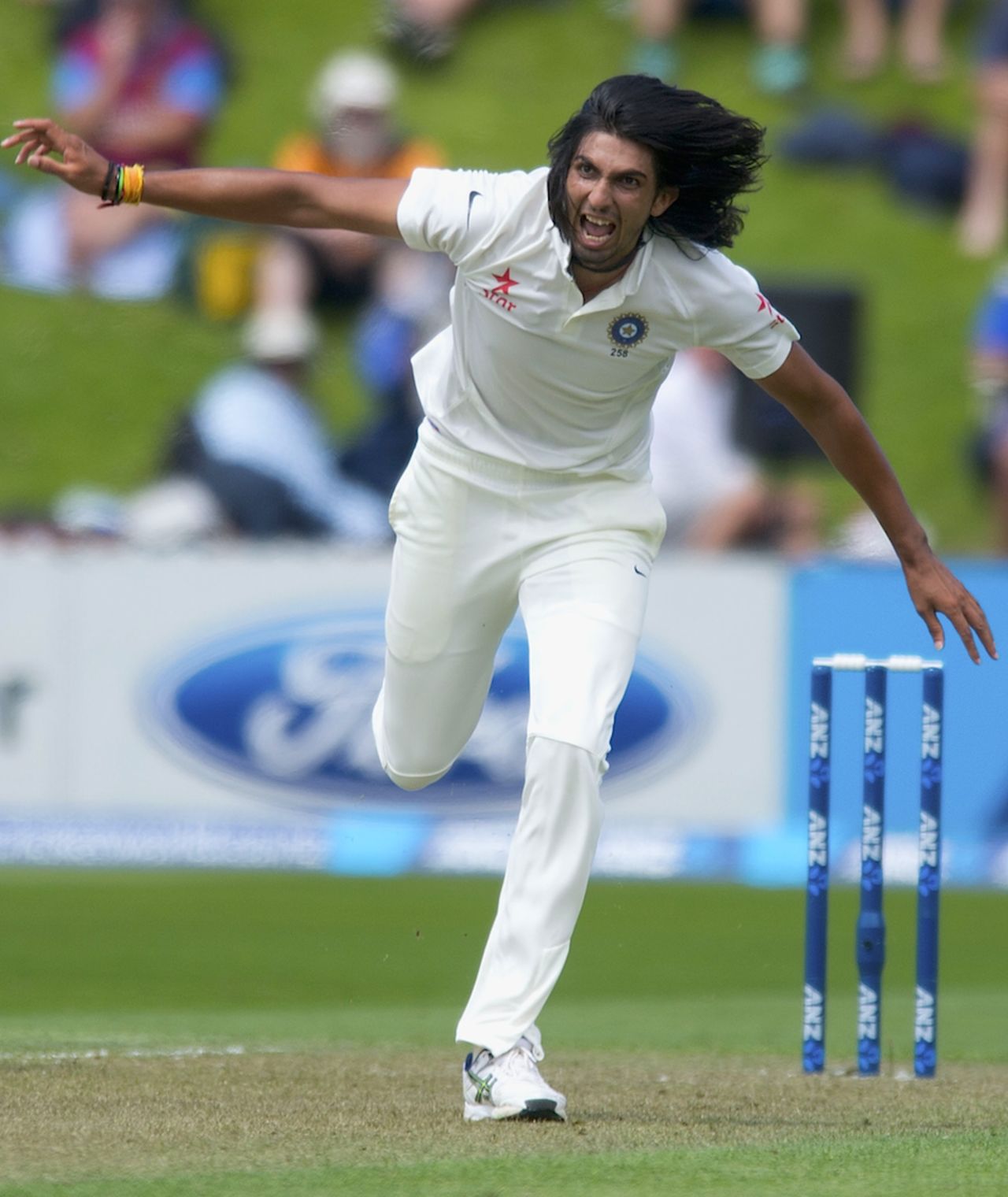 Ishant Sharma picked up his career-best haul, New Zealand v India, 2nd Test, Wellington, February 14, 2014
