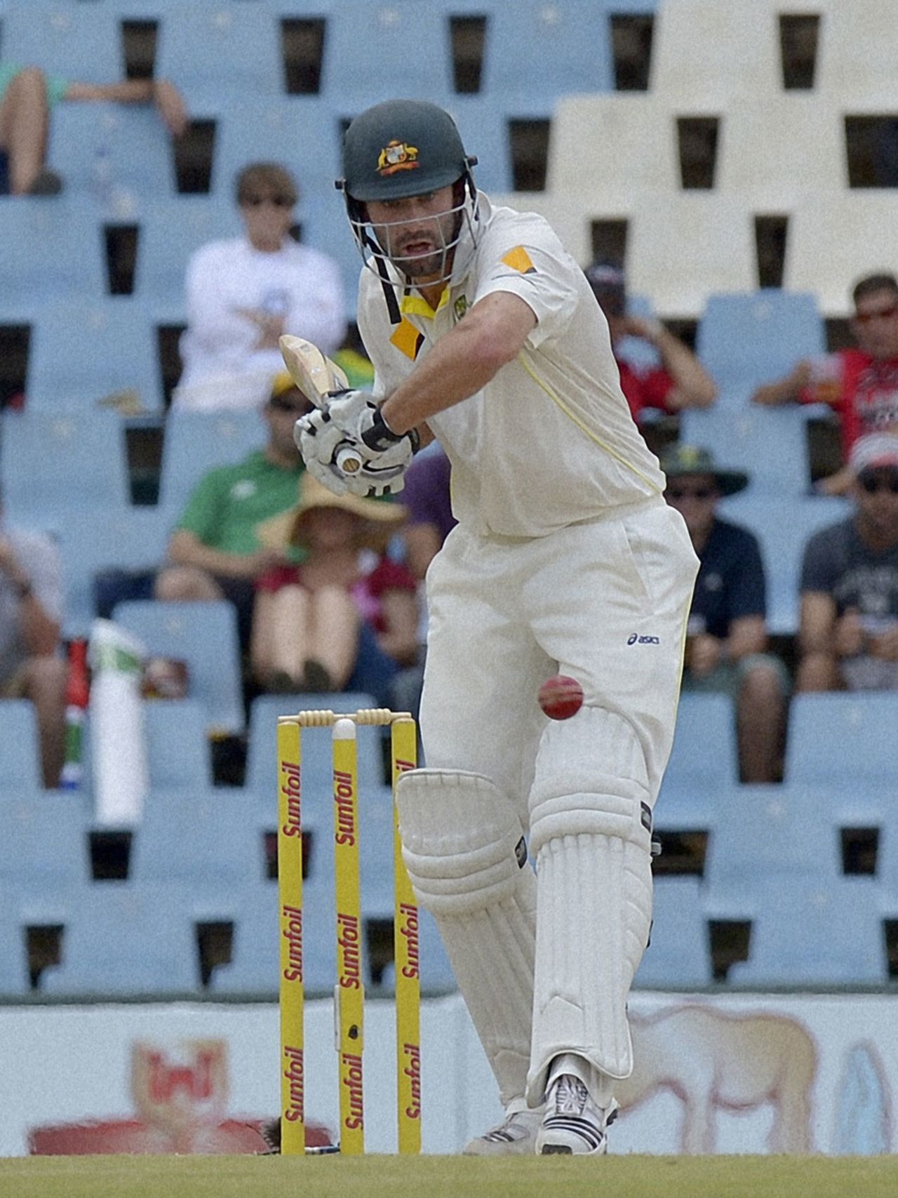 Alex Doolan again played a steady hand at No. 3, South Africa v Australia, 1st Test, Centurion Park, 3rd day, February 14, 2014