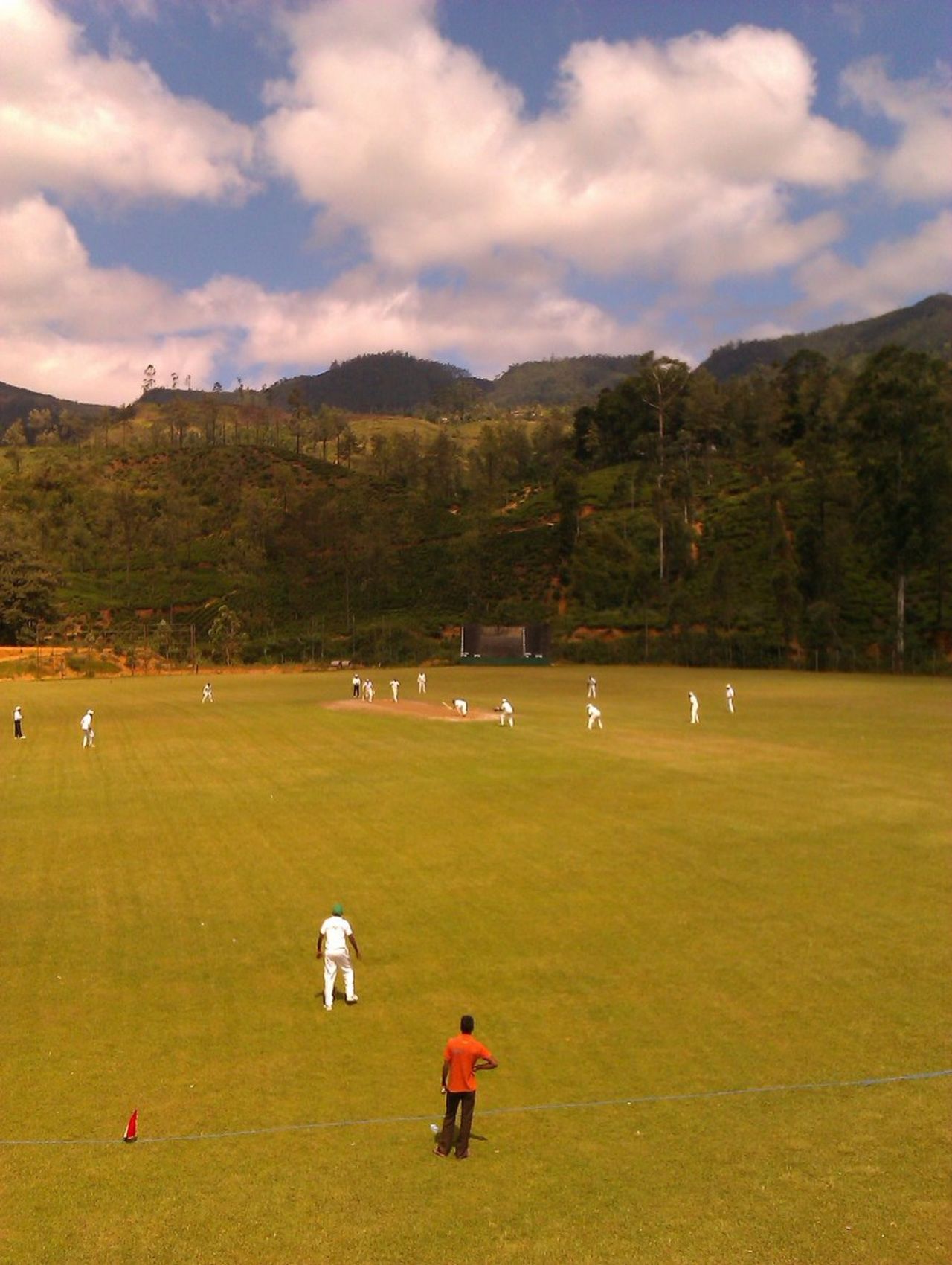 The Radella Cricket Ground near Nuwara Eliya