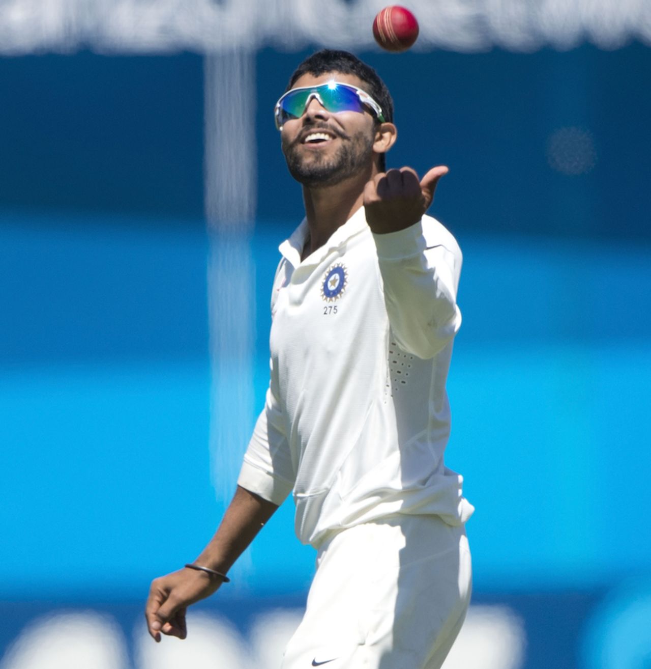 Ravindra Jadeja caught Corey Anderson off his own bowling, New Zealand v India, 2nd Test, 3rd day, Wellington, February 16, 2014
