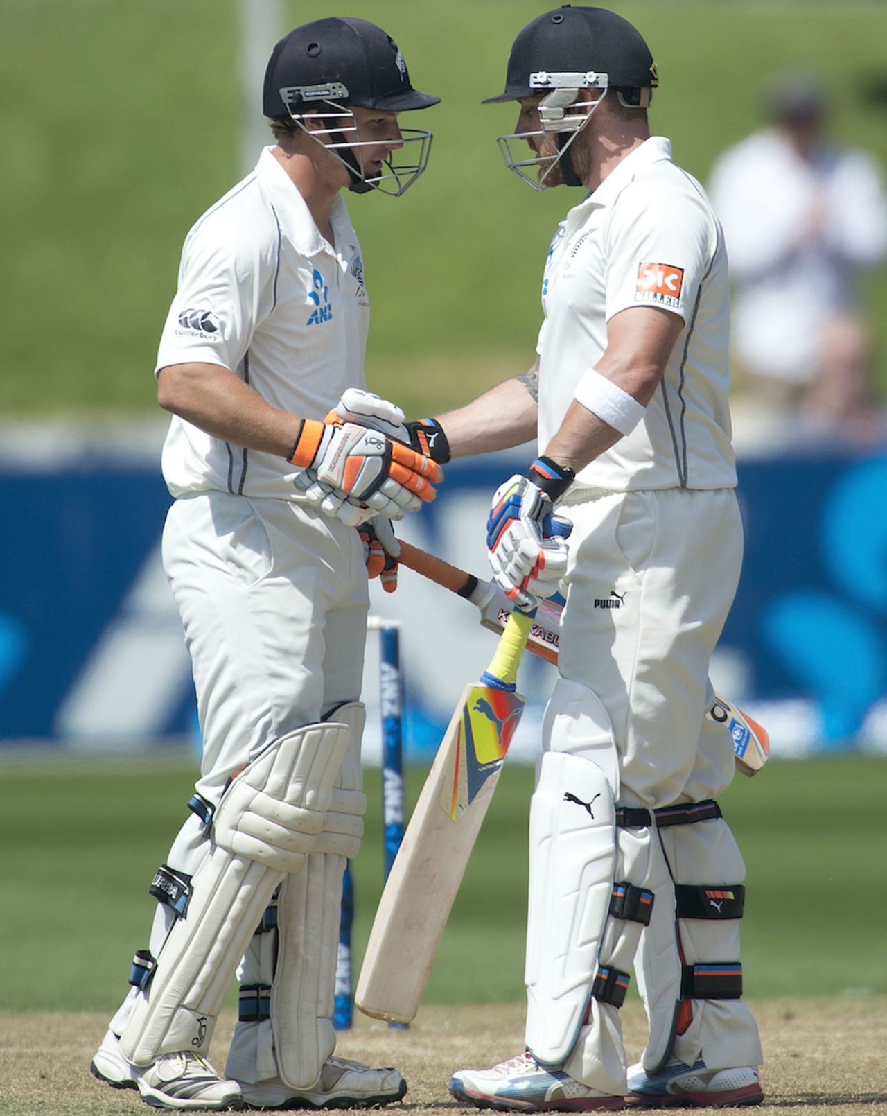 Brendon McCullum sways away from a bouncer, New Zealand v India, 2nd Test, 4th day, Wellington, February 17, 2014