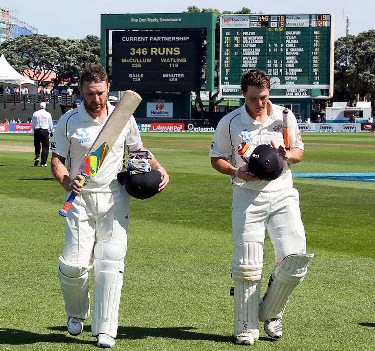 Brendon McCullum and BJ Watling smashed a few records along the way, New Zealand v India, 2nd Test, 4th day, Wellington, February 17, 2014
