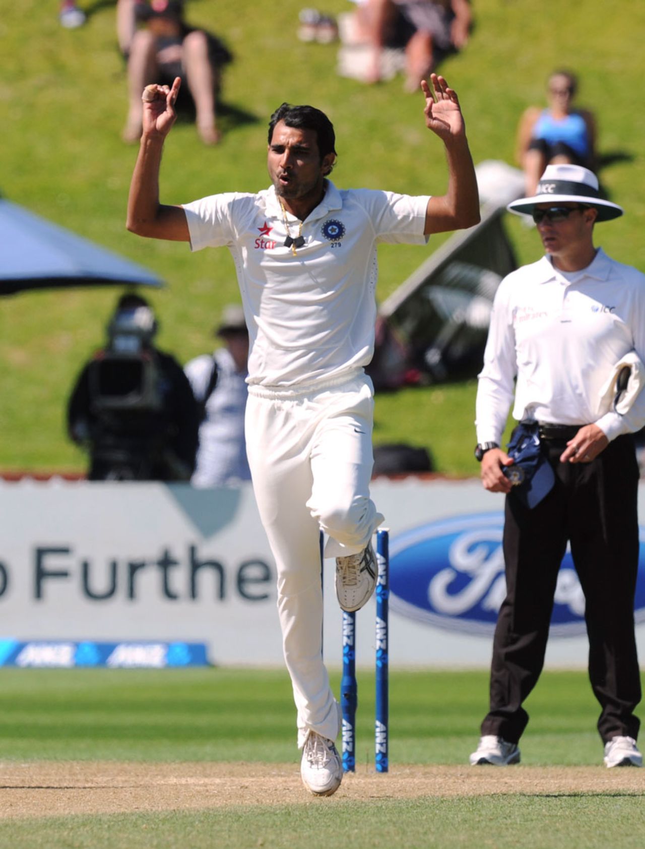 India went 123 overs without a wicket before Mohammed Shami struck, New Zealand v India, 2nd Test, 4th day, Wellington, February 17, 2014