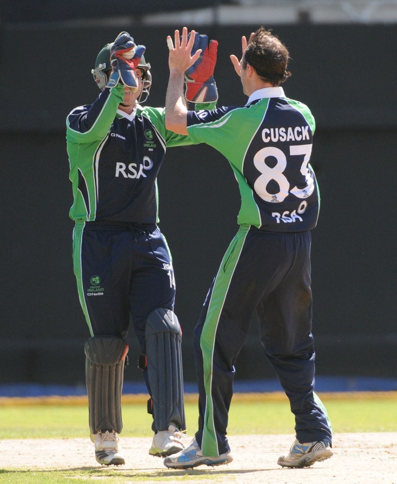 Alex Cusack and Gary Wilson combined for the first wicket, West Indies v Ireland, 2nd T20, Kingston, February 21, 2014
