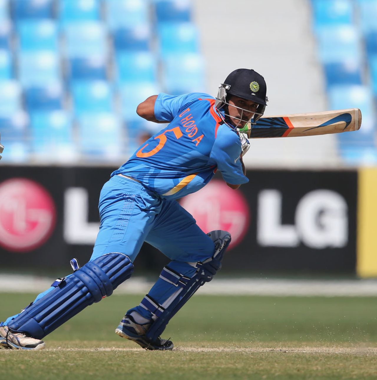 India Under-19s Deepak Hooda top scored with 68, India v England, Under-19 World Cup 2014, quarter-final, Dubai, February 22, 2014