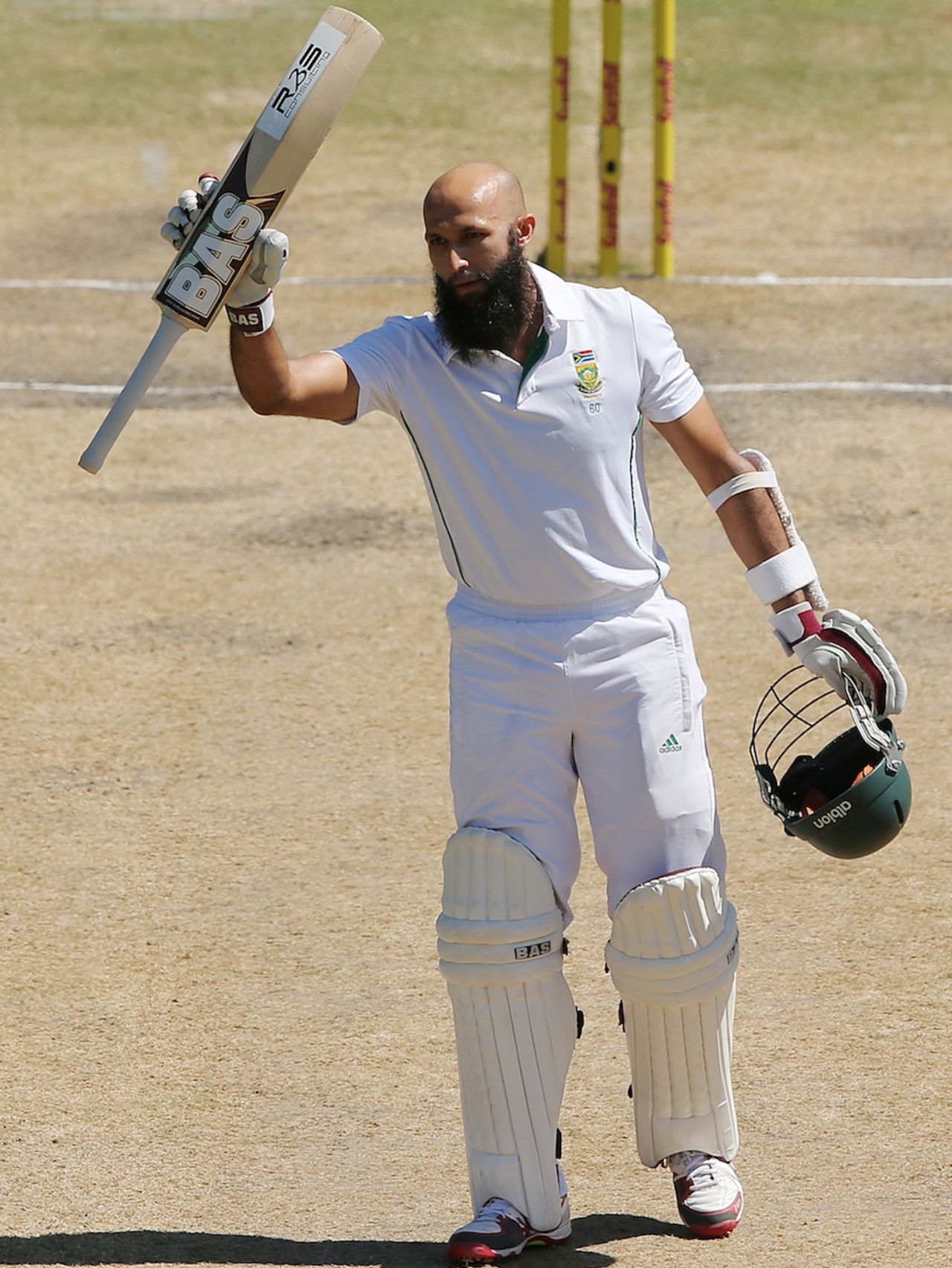 Hashim Amla's scored his 21st century in Tests, South Africa v Australia, 2nd Test, Port Elizabeth, 4th day, February 23, 2014