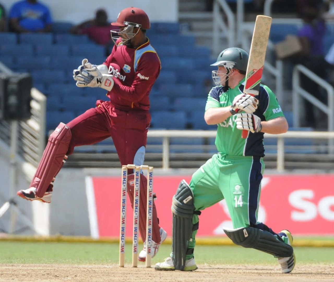 Gary Wilson top-scored with 62, West Indies v Ireland, only ODI, Kingston, February 23, 2014