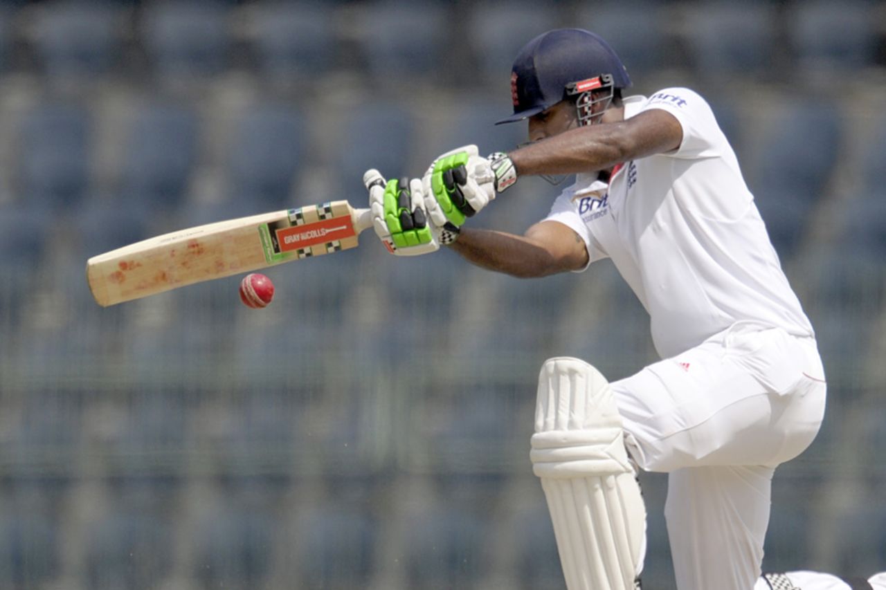 Varun Chopra made 83, Sri Lanka A v England Lions, 3rd unofficial Test, Colombo, 1st day, February 26, 2014