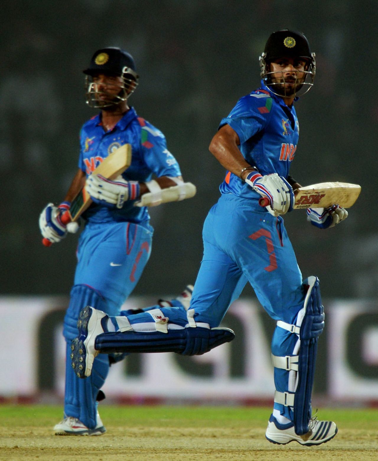 Virat Kohli and Ajinkya Rahane put on 213 runs for the third wicket, Bangladesh v India, Asia Cup 2014, Fatullah, February 26, 2014