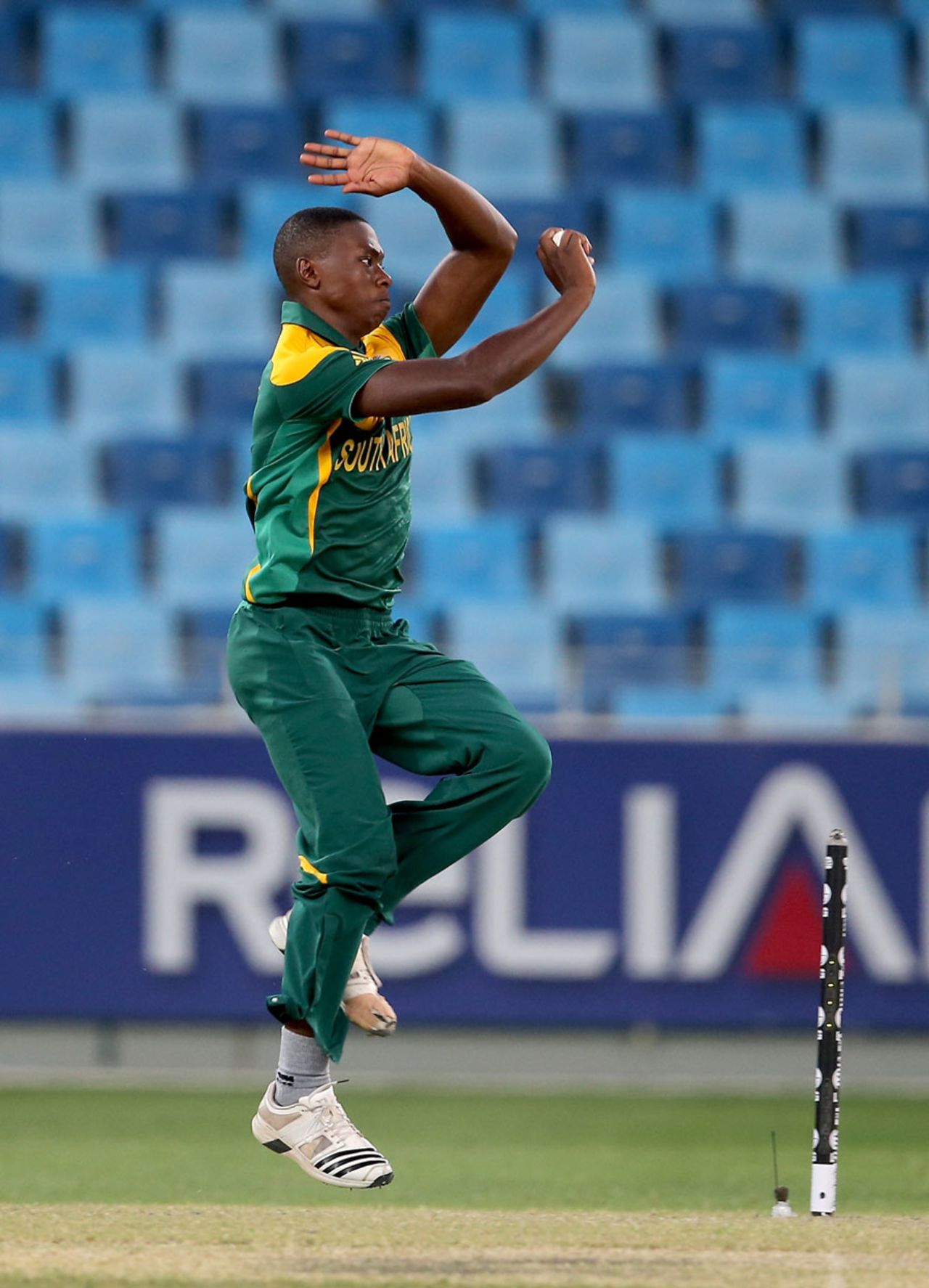 Kagiso Rabada picked up six wickets, Australia v South Africa, semi-final, Under-19 World Cup, Dubai, February 26, 2014