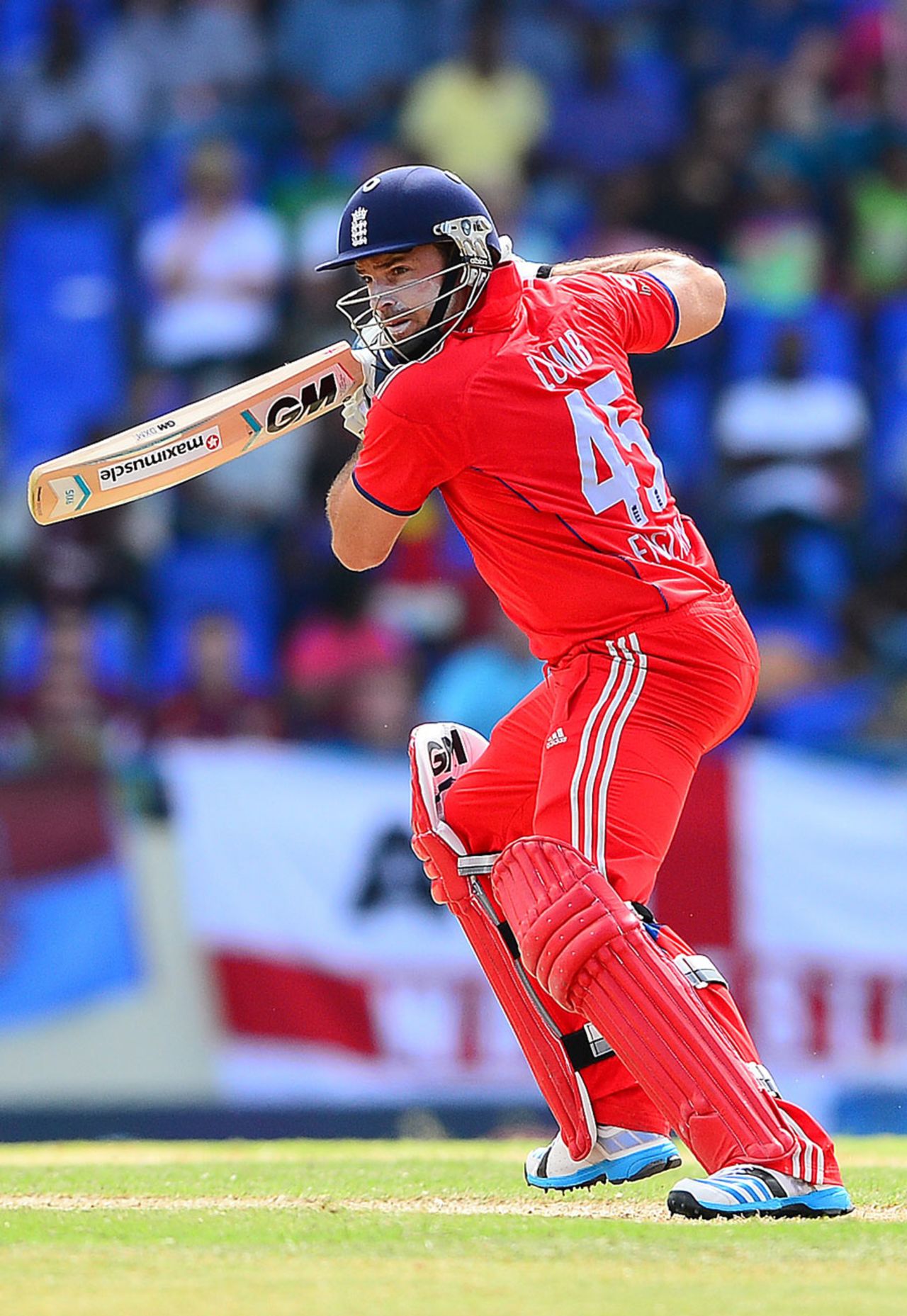 Michael Lumb began well on his ODI debut, West Indies v England, 1st ODI, North Sound, February 28, 2014