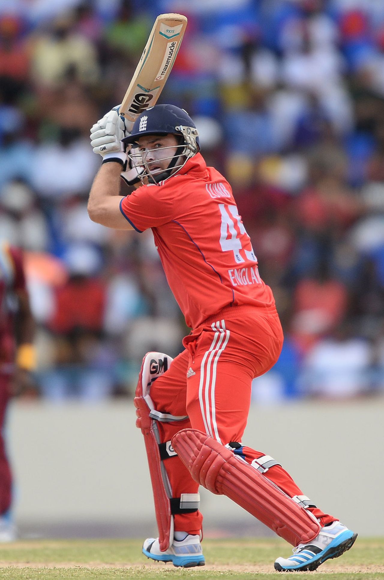 Michael Lumb began positively, West Indies v England, 2nd ODI, North Sound, March 2, 2014