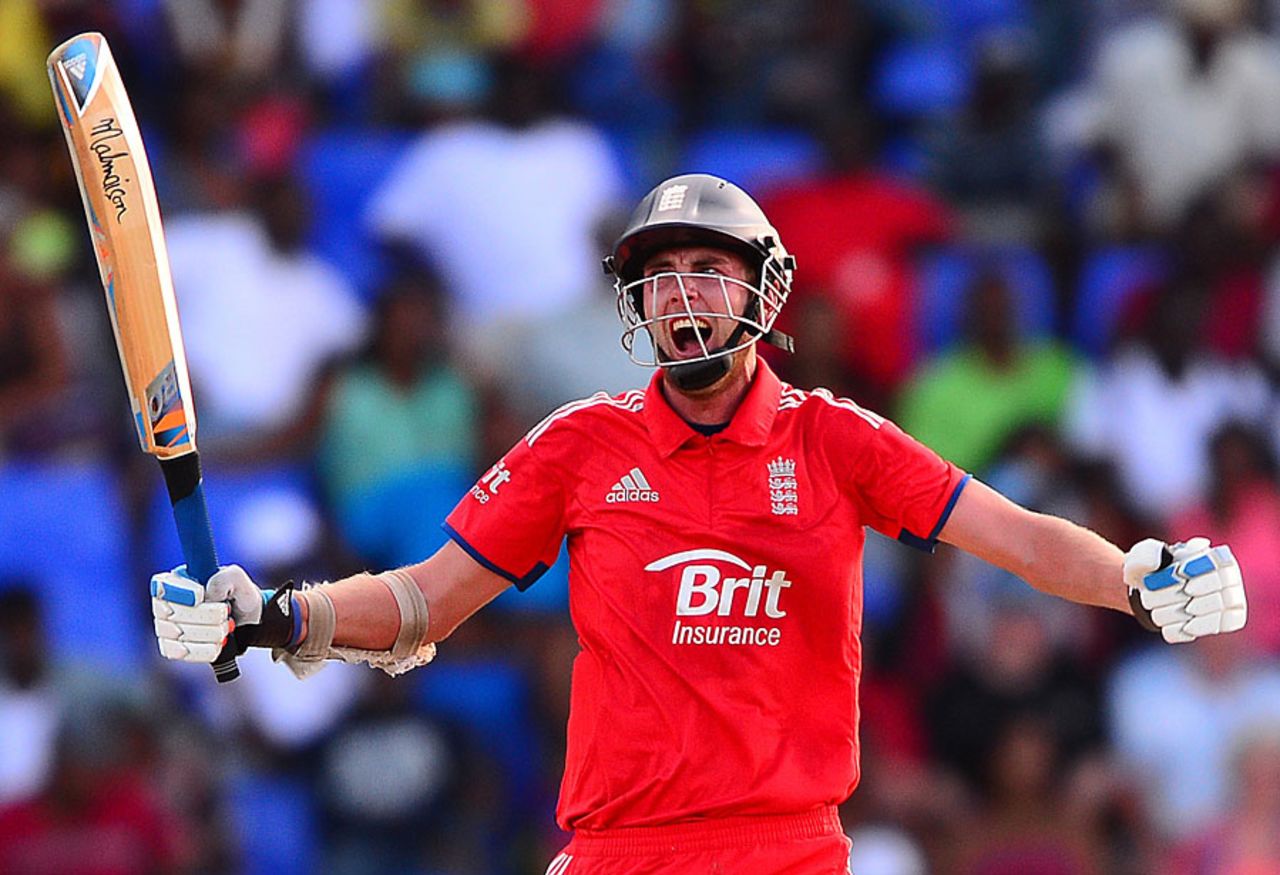 Stuart Broad enjoyed hitting the winning runs, West Indies v England, 2nd ODI, North Sound, March 2, 2014