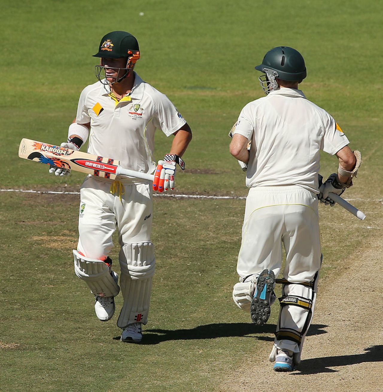 David Warner and Chris Rogers added 123 for the opening wicket, South Africa v Australia, 3rd Test, Cape Town, 4th day, March 4, 2014