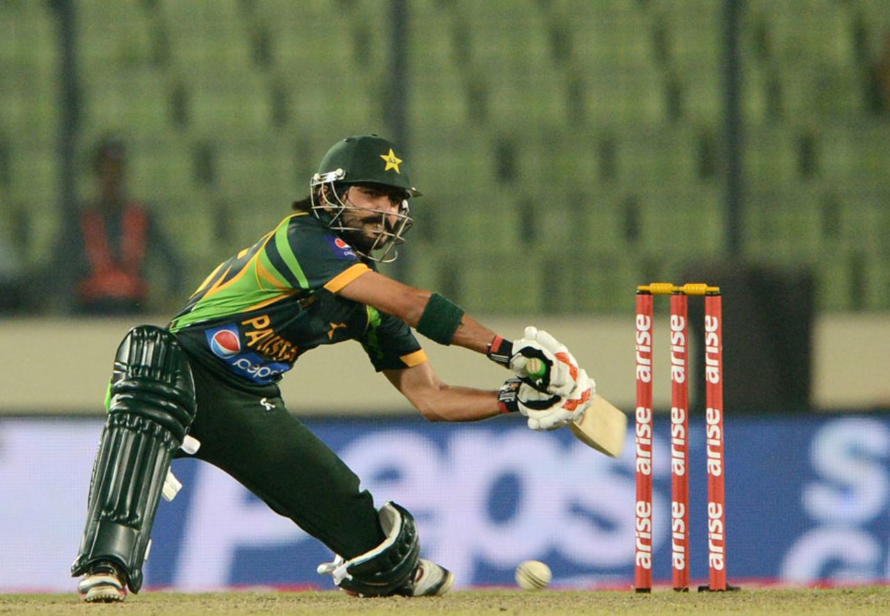Fawad Alam scored a 70-ball 74, Bangladesh v Pakistan, Asia Cup, Mirpur, March 4, 2014
