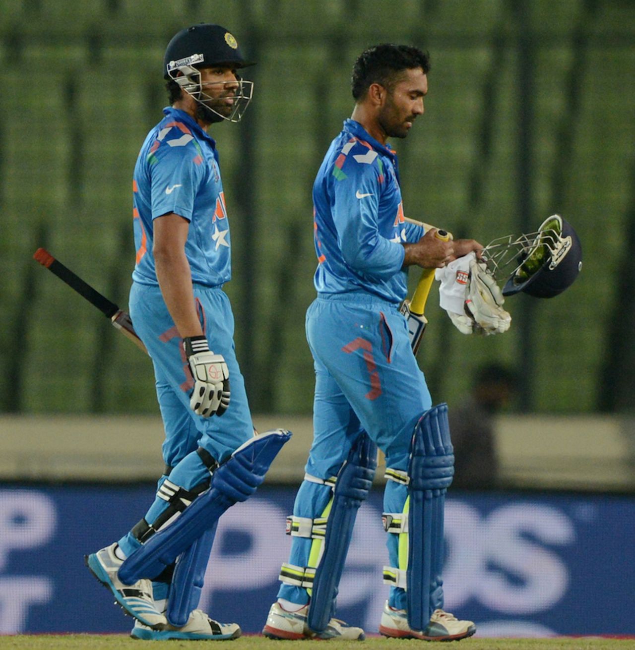 Dinesh Karthik and Rohit Sharma were unbeaten at the end, Afghanistan v India, Asia Cup, Mirpur, March 5, 2014