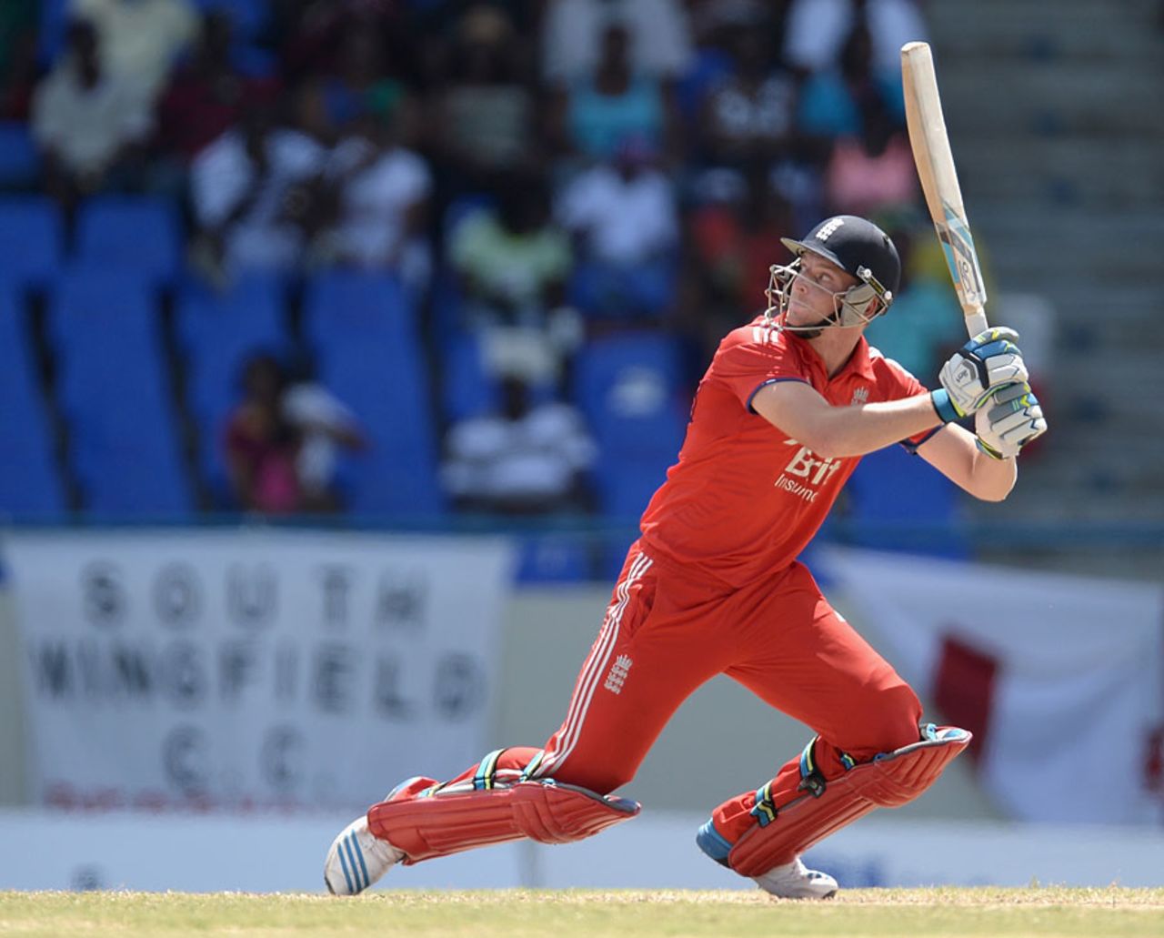 Jos Buttler sparkled but fell for 99 in the last over, West Indies v England, 3rd ODI, Antigua, March 5, 2014