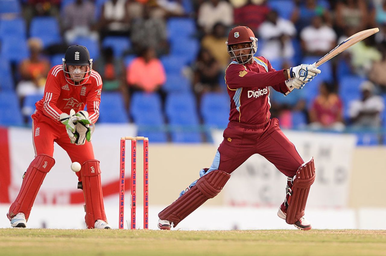 Denesh Ramdin's hundred kept England on their toes, West Indies v England, 3rd ODI, Antigua, March 5, 2014