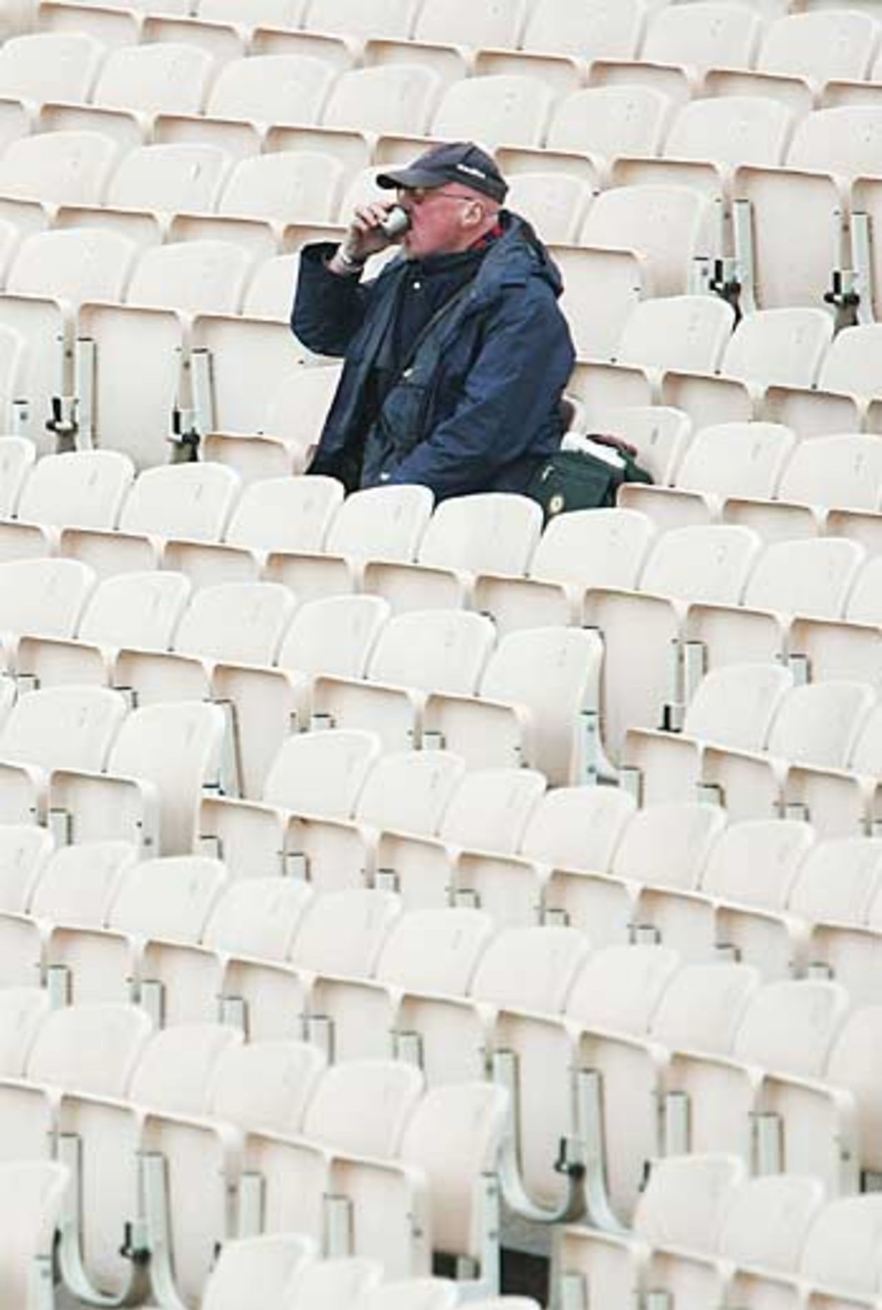 Even the dog stayed away, Lancashire v Somerset, Old Trafford, April 13, 2005