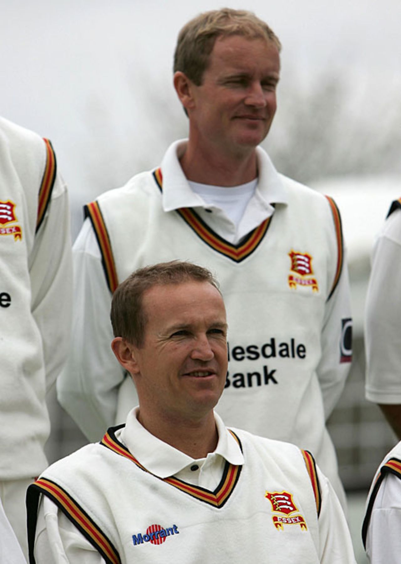 Andy and Grant Flower at Essex's pre-season photocall, Chelmsford, April 2005