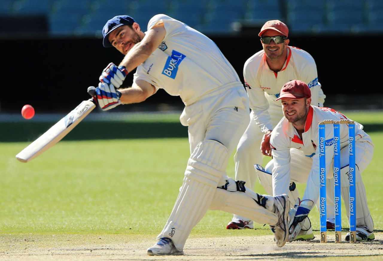 Ryan Carters struck a defiant 84, South Australia v New South Wales, Sheffield Shield, Adelaide, 4th day, March 6, 2014