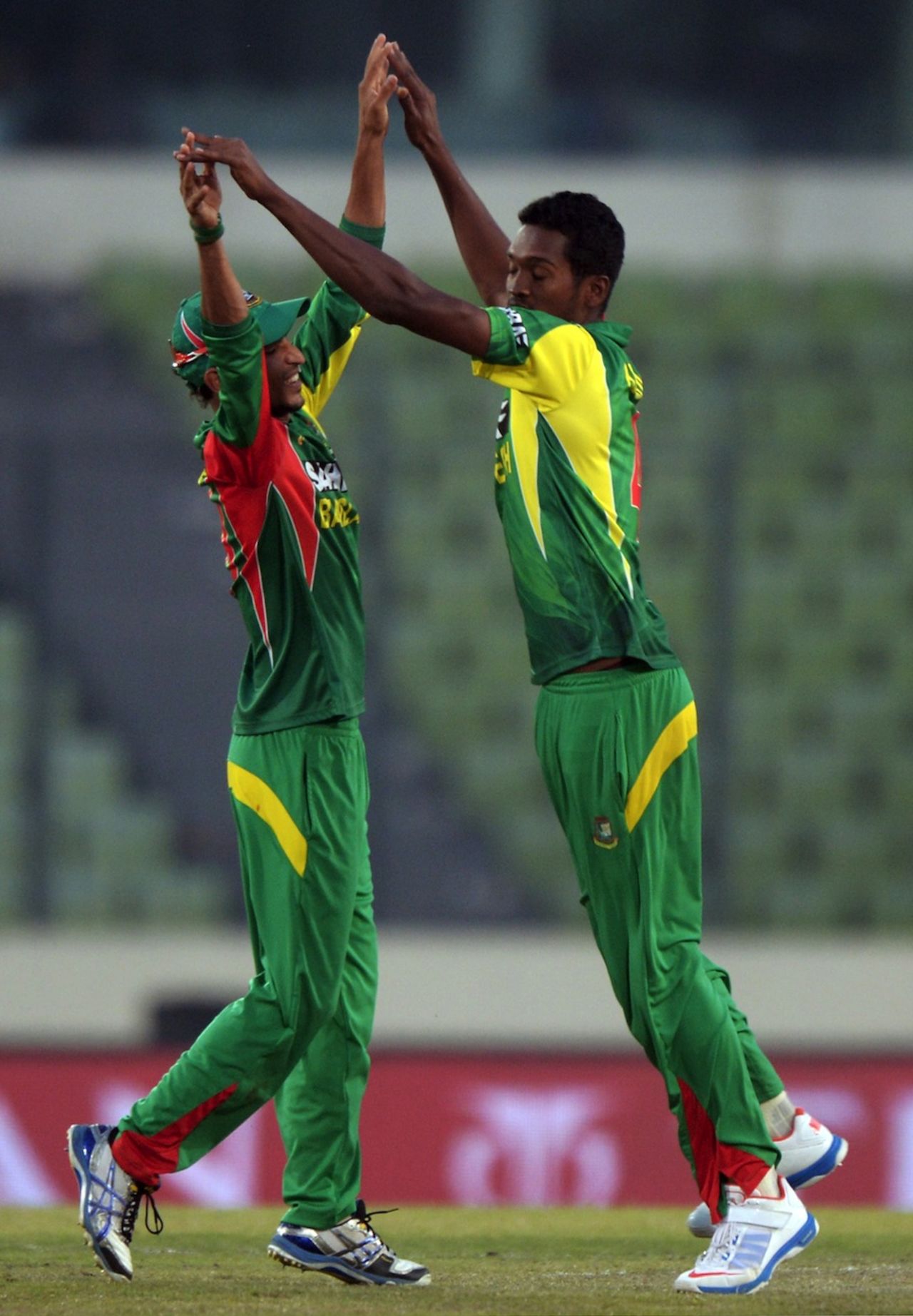 Al-Amin Hossain struck twice in his first seven balls, Bangladesh v Sri Lanka, Asia Cup, Mirpur, March 6, 2014