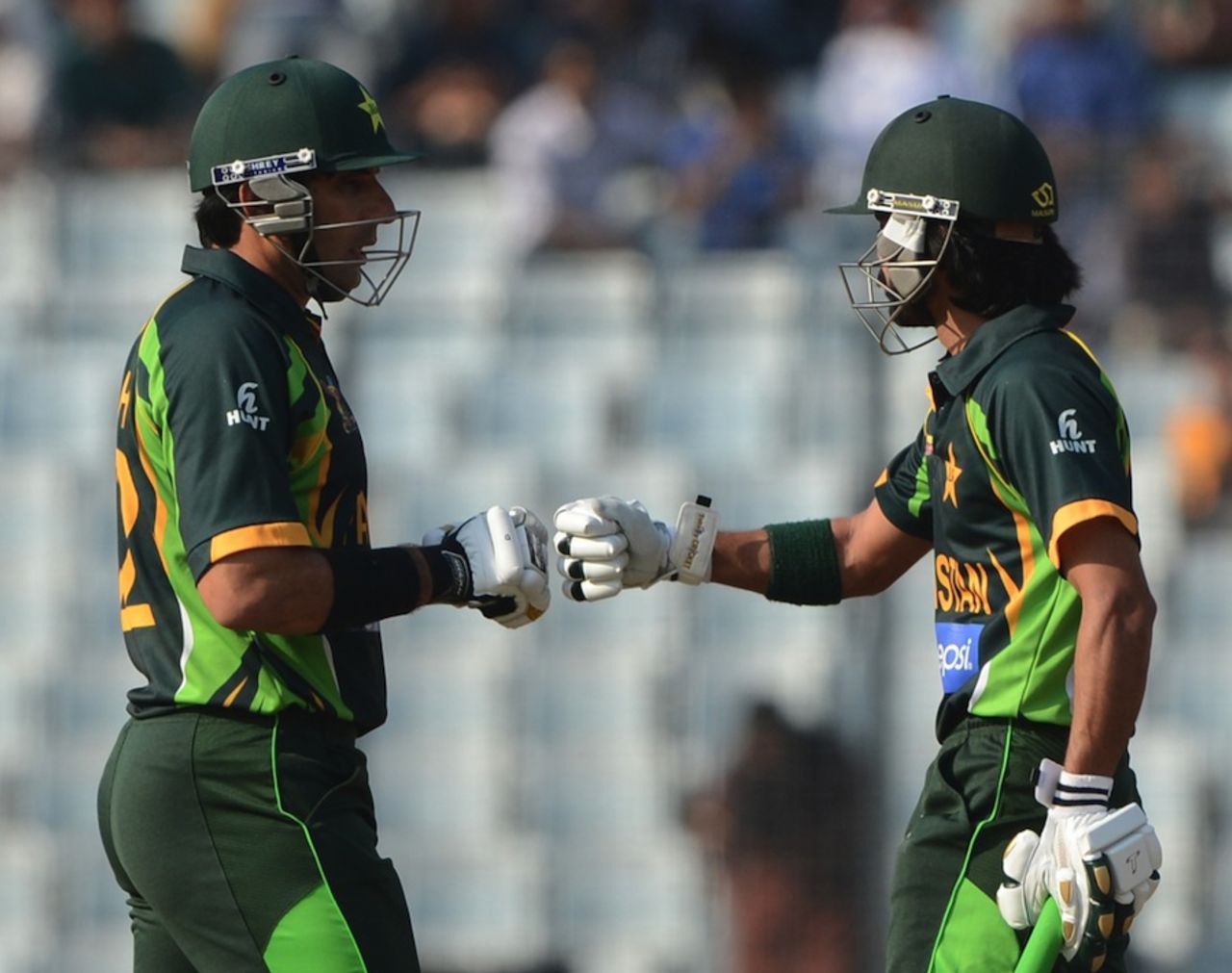 Misbah-ul-Haq and Fawad Alam resurrected the innings, Pakistan v Sri Lanka, Asia Cup final, Mirpur, March 8, 2014