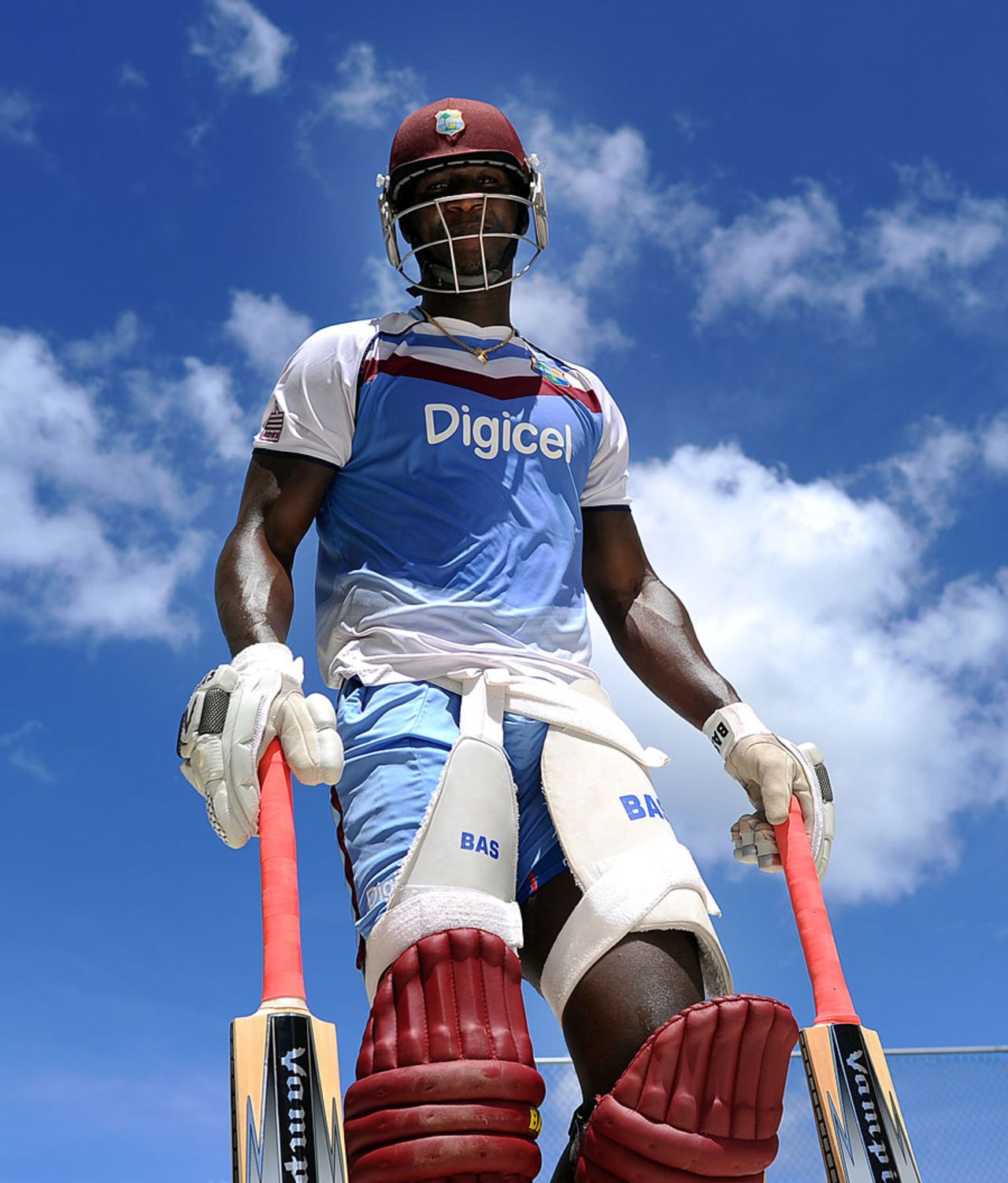 Darren Sammy heads to the nets, Barbados, March 8, 2014