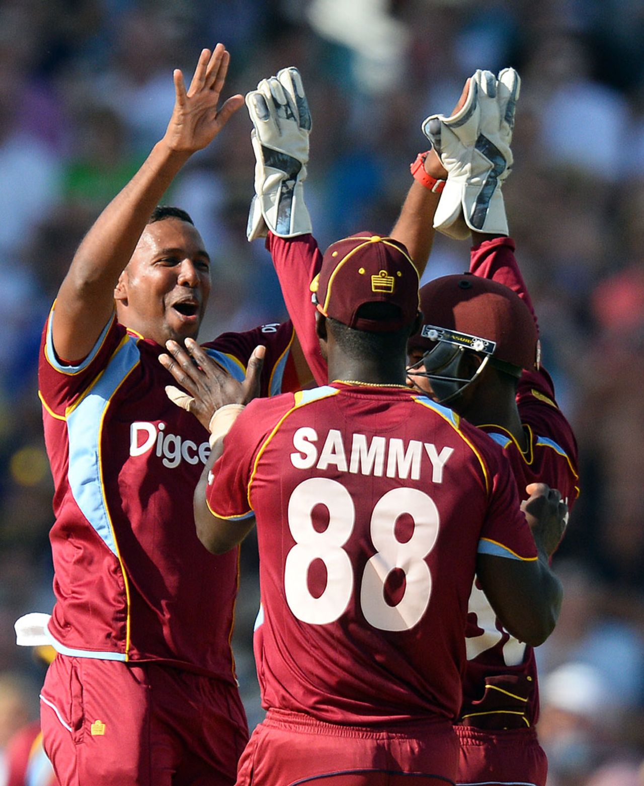 Samuel Badree removed England's top order, West Indies v England, 1st T20, Barbados, March 9, 2014