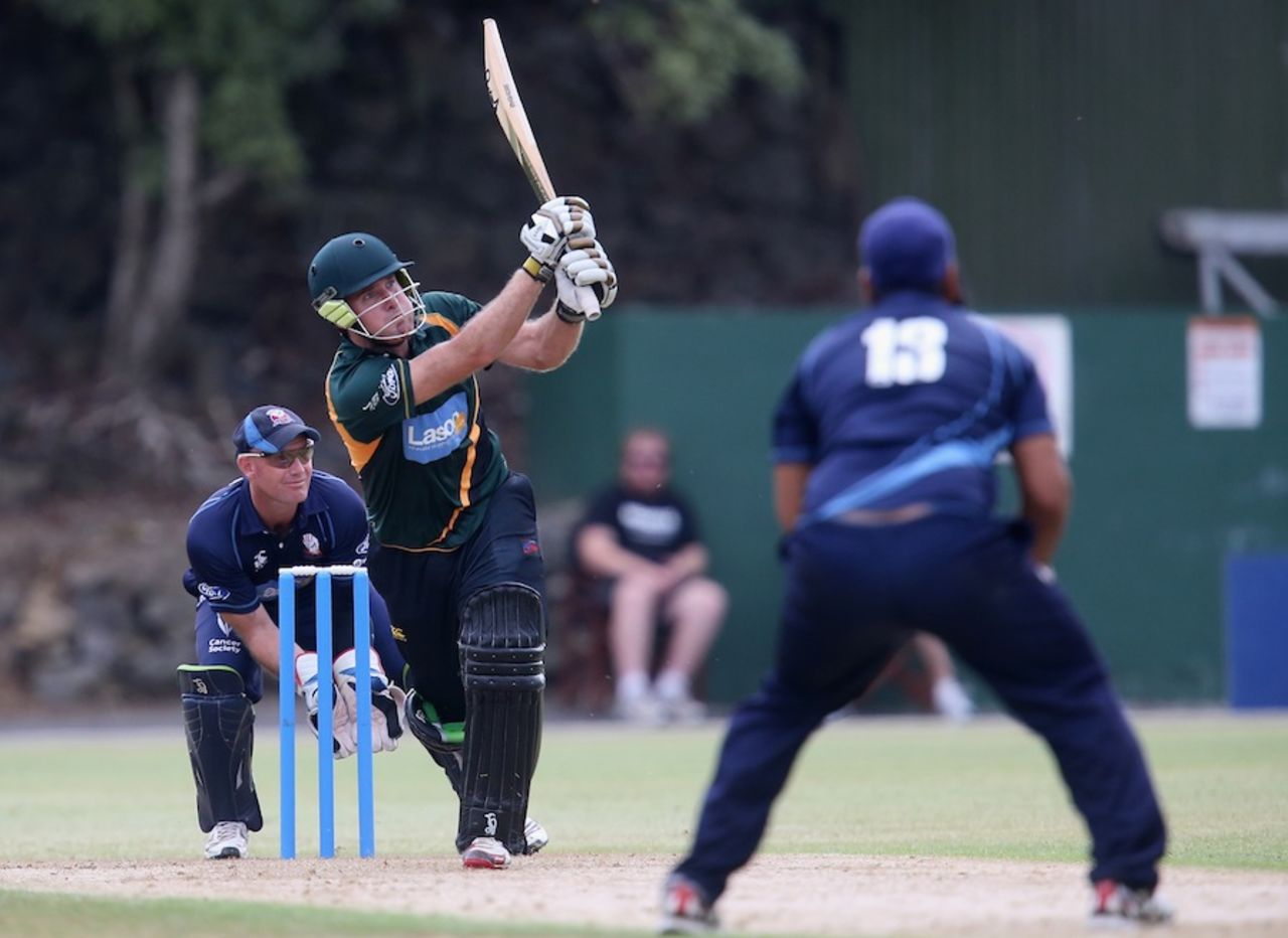 Jamie How struck 17 boundaries during his 156, Auckland v Central Districts, The Ford Trophy, Auckland, March 12, 2014