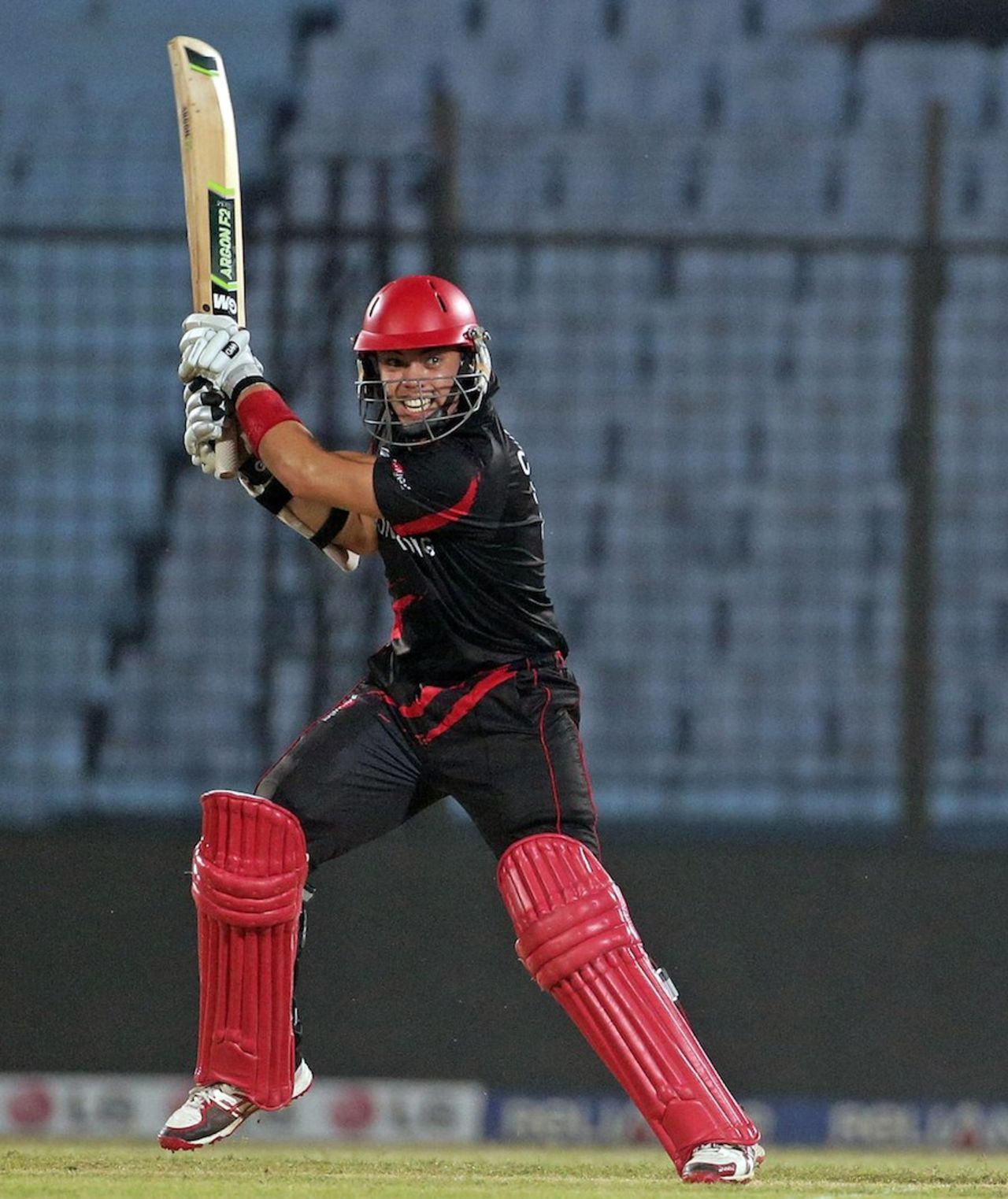 Mark Chapman scored a match-winning 53, Hong Kong v Zimbabwe, World T20 warm-up, Chittagong, March 12, 2014