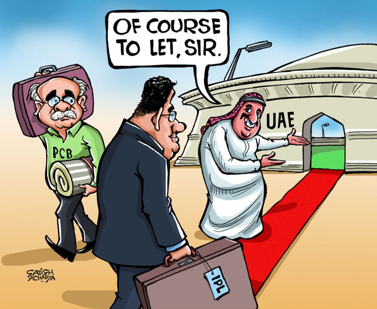 Cartoon: Paying guest