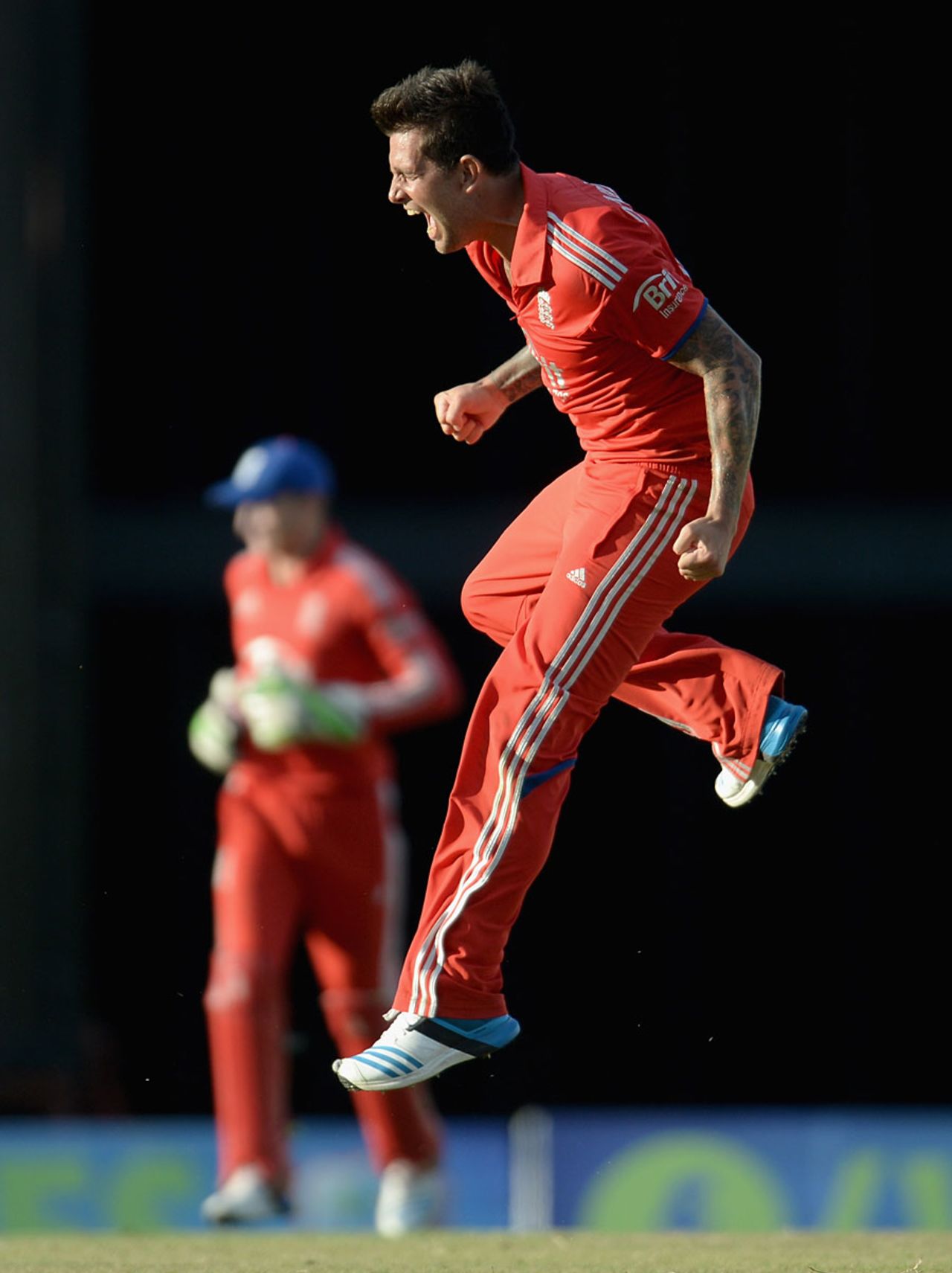 Jade Dernbach kept his nerve at the death, West Indies v England, 3rd T20, Barbados, March 13, 2014