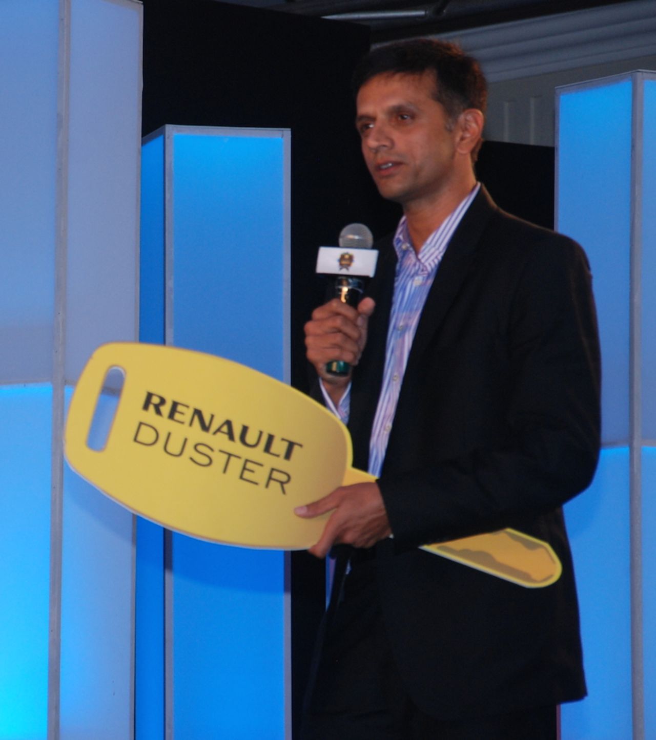Rahul Dravid speaks after being named the recipient of Cricket for Good award, Mumbai, March 14, 2014