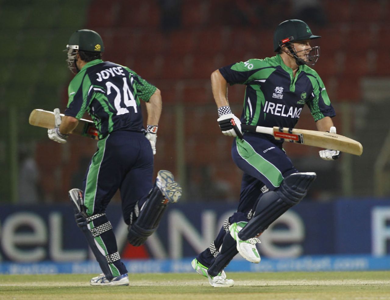 Ed Joyce and William Porterfield shared an 80-run stand for the second wicket, World Twenty20, Group B, Sylhet